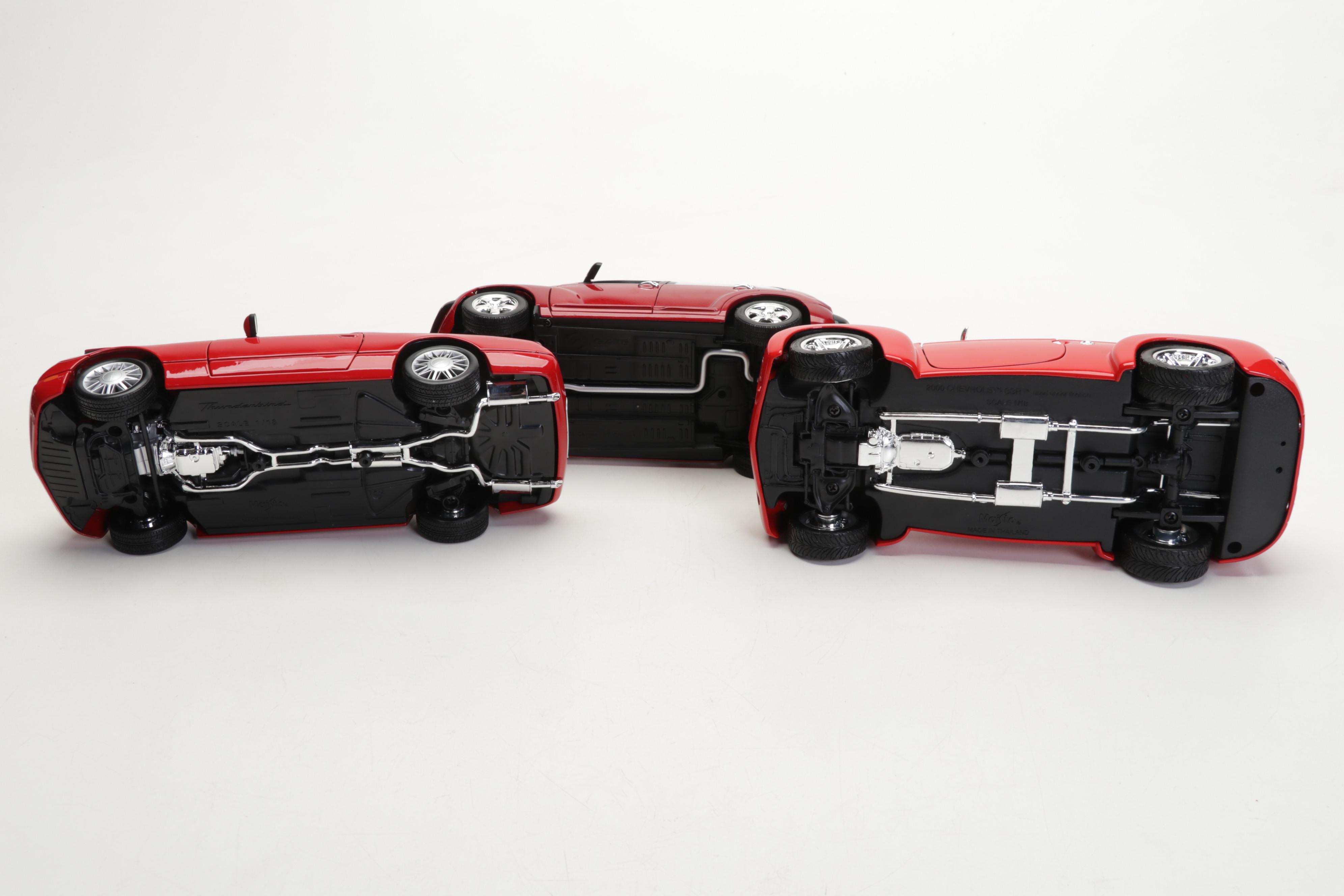 Ford Thunderbird, Audi TT Roadster and Other Diecast Cars