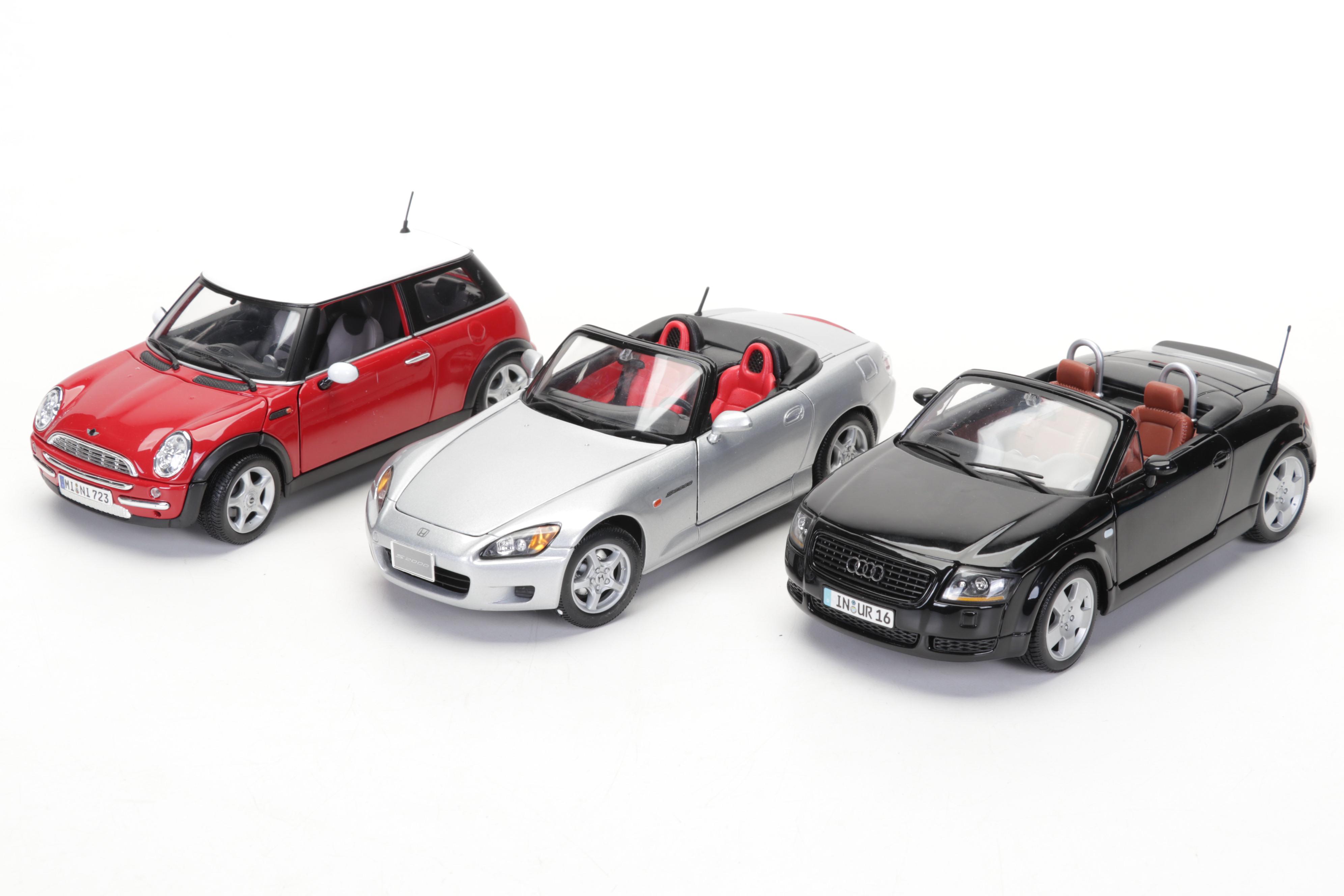 Ford Thunderbird, Audi TT Roadster and Other Diecast Cars