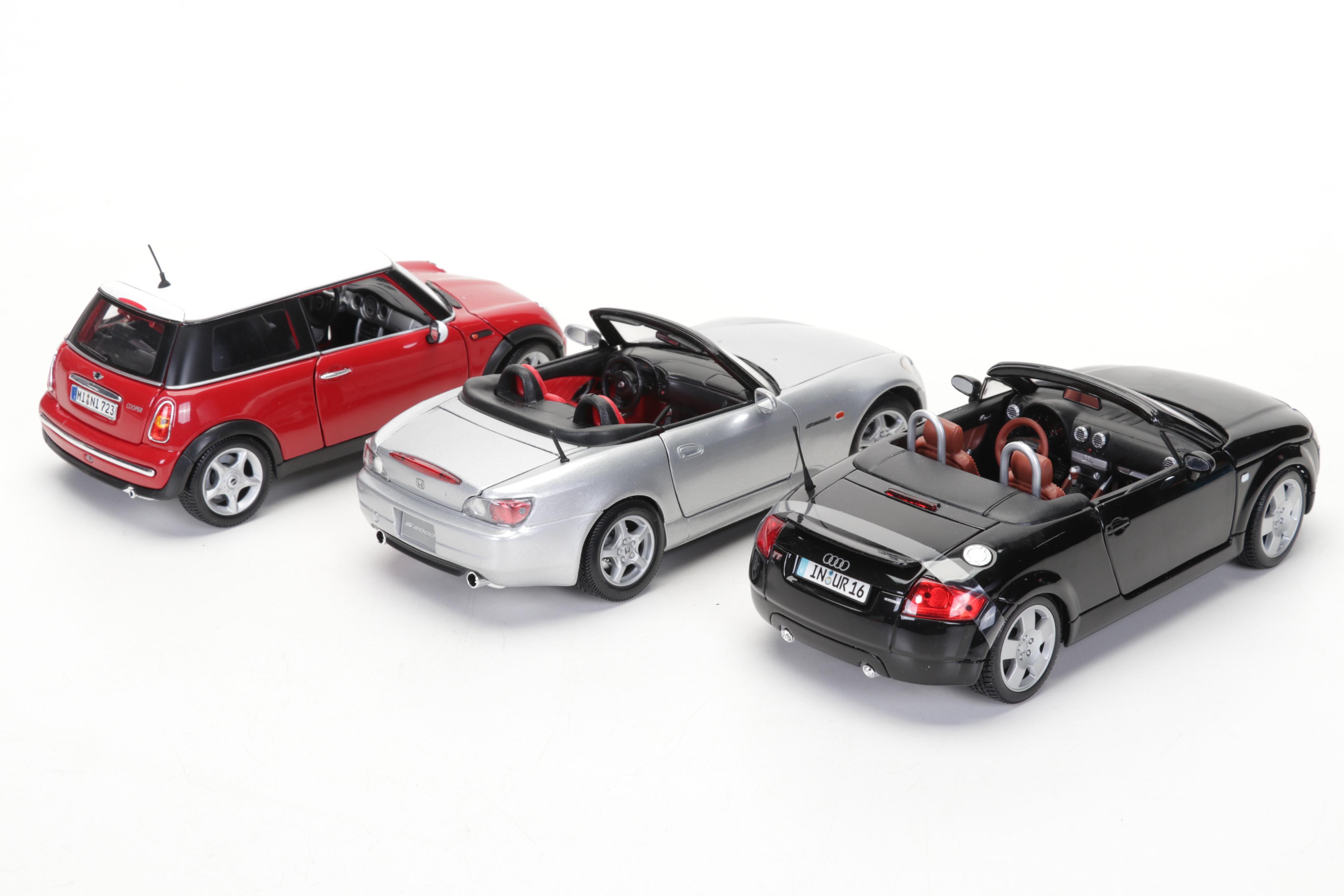 Ford Thunderbird, Audi TT Roadster and Other Diecast Cars
