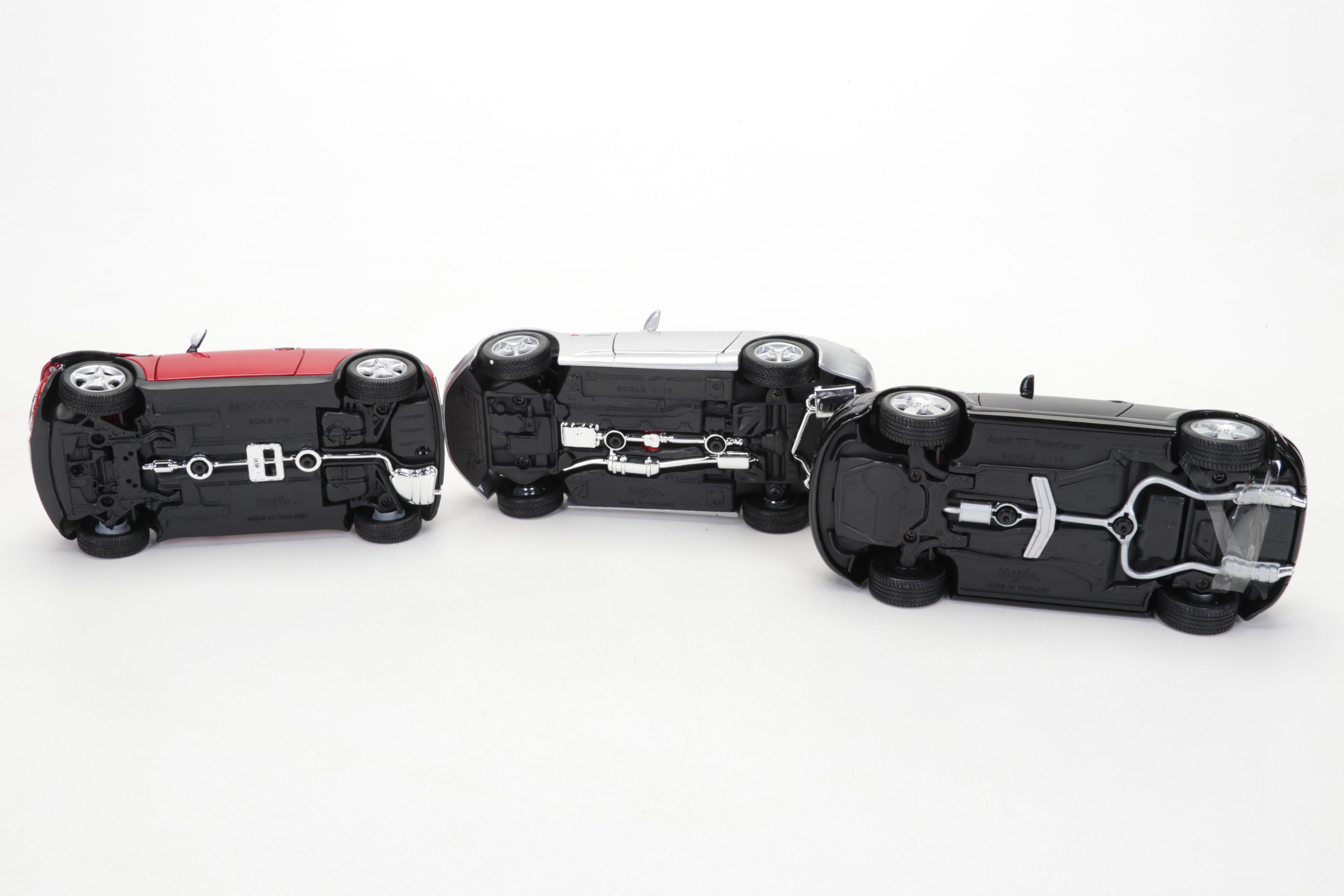 Ford Thunderbird, Audi TT Roadster and Other Diecast Cars