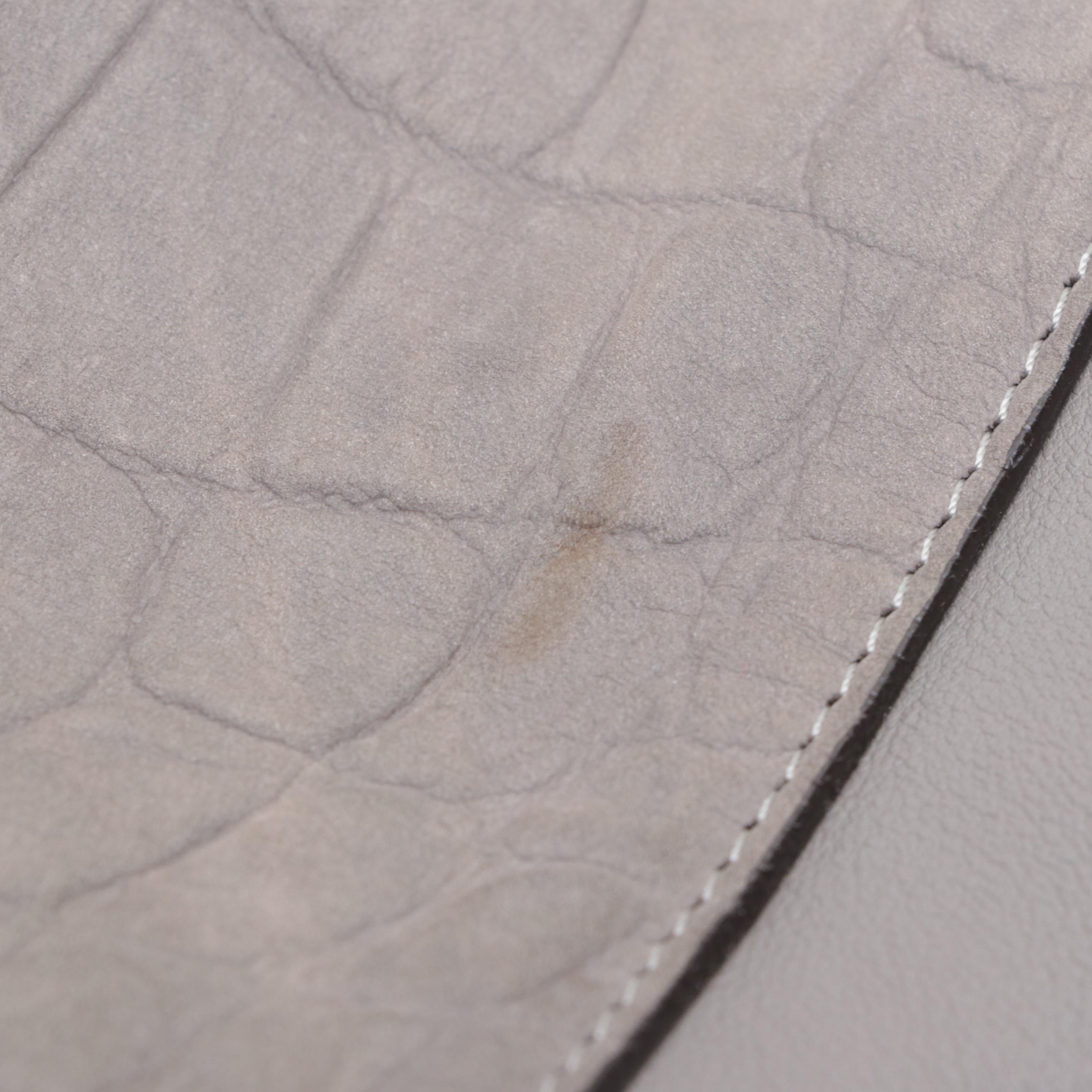 Céline Phantom Cabas Medium Tote Bag in Croc-Embossed Nubuck and Leather