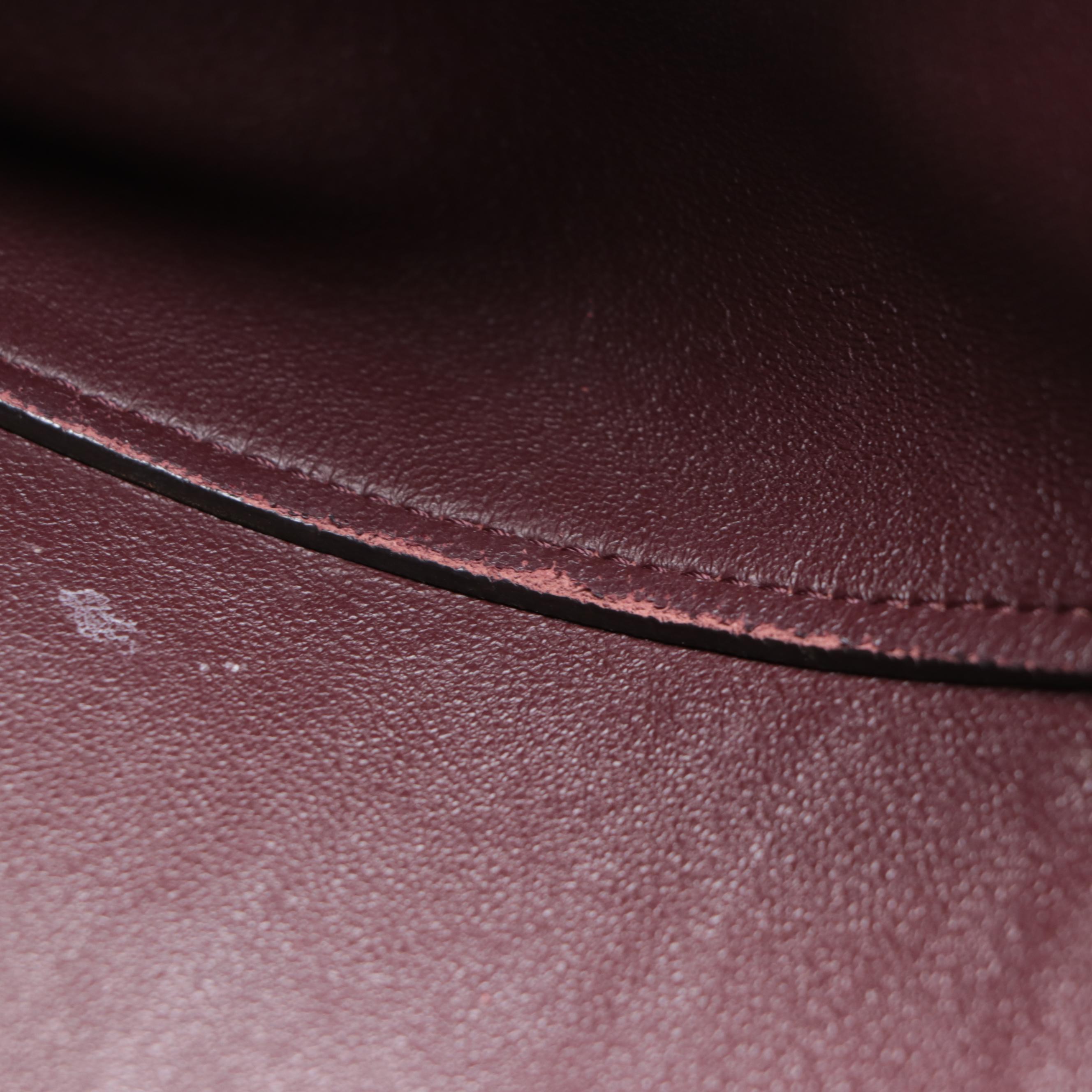 Céline Phantom Cabas Medium Tote Bag in Croc-Embossed Nubuck and Leather