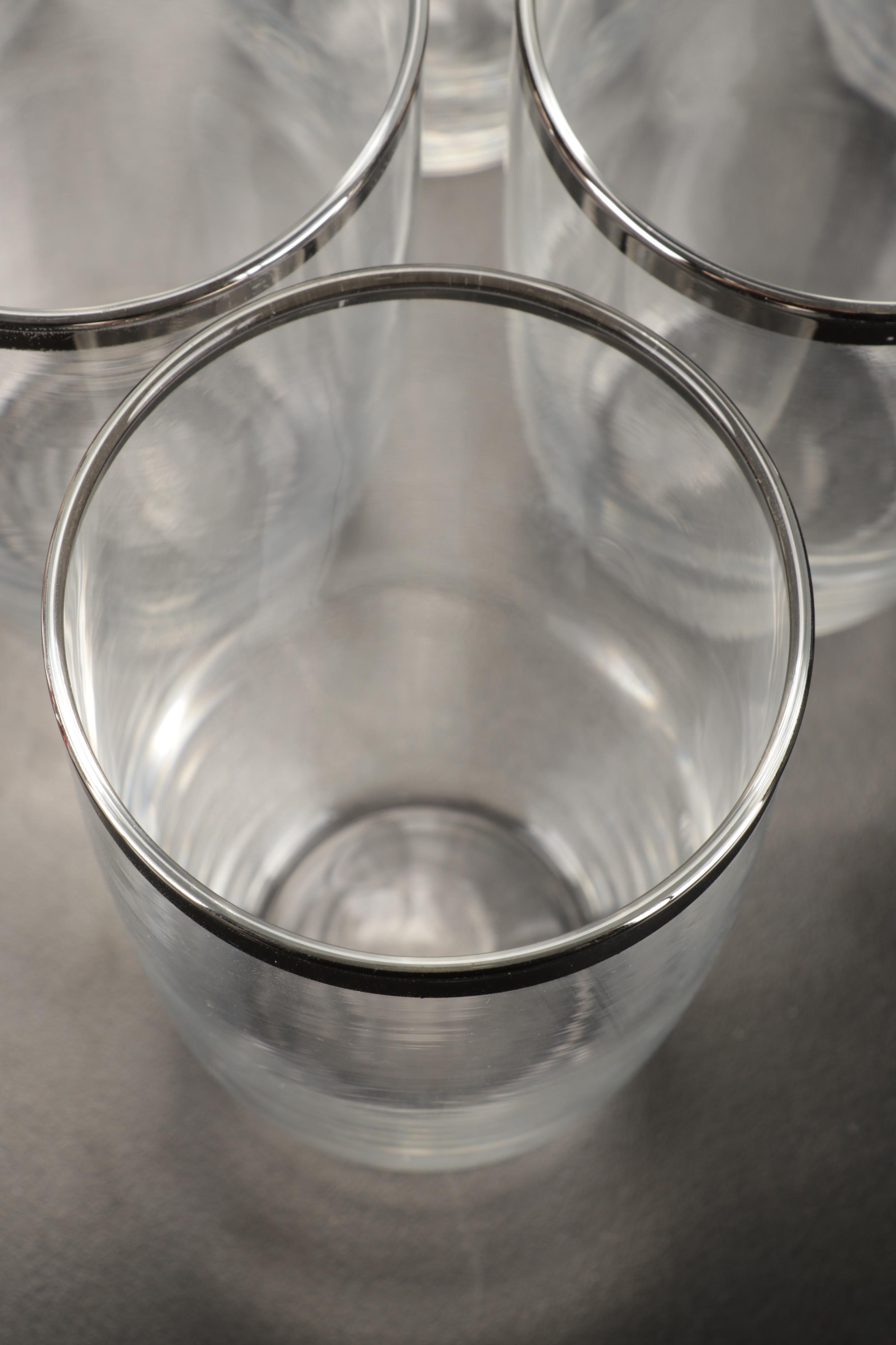 Mikasa "Misty" Dishes with Durchin Weighted Sterling Shakers and Other Tableware