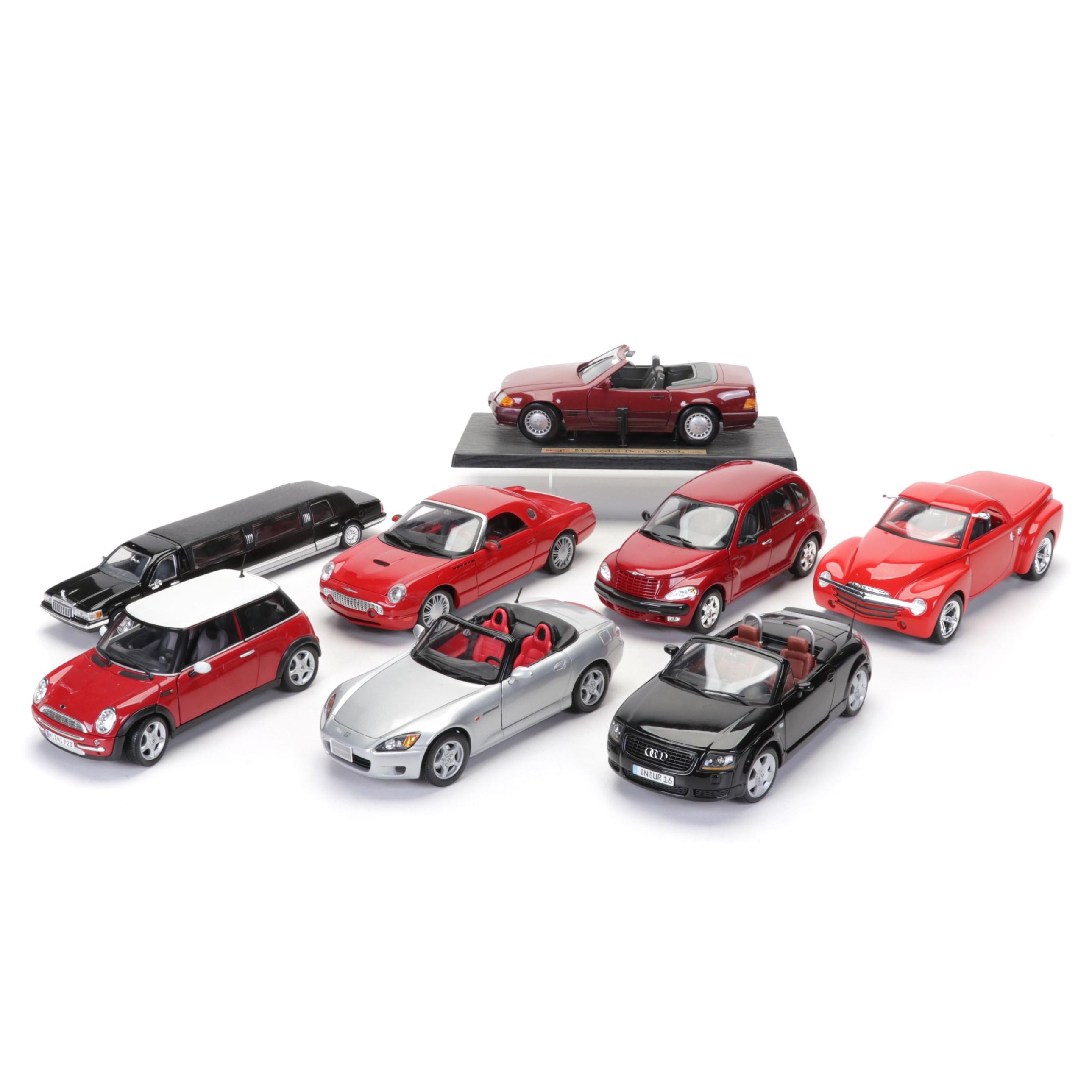 Ford Thunderbird, Audi TT Roadster and Other Diecast Cars