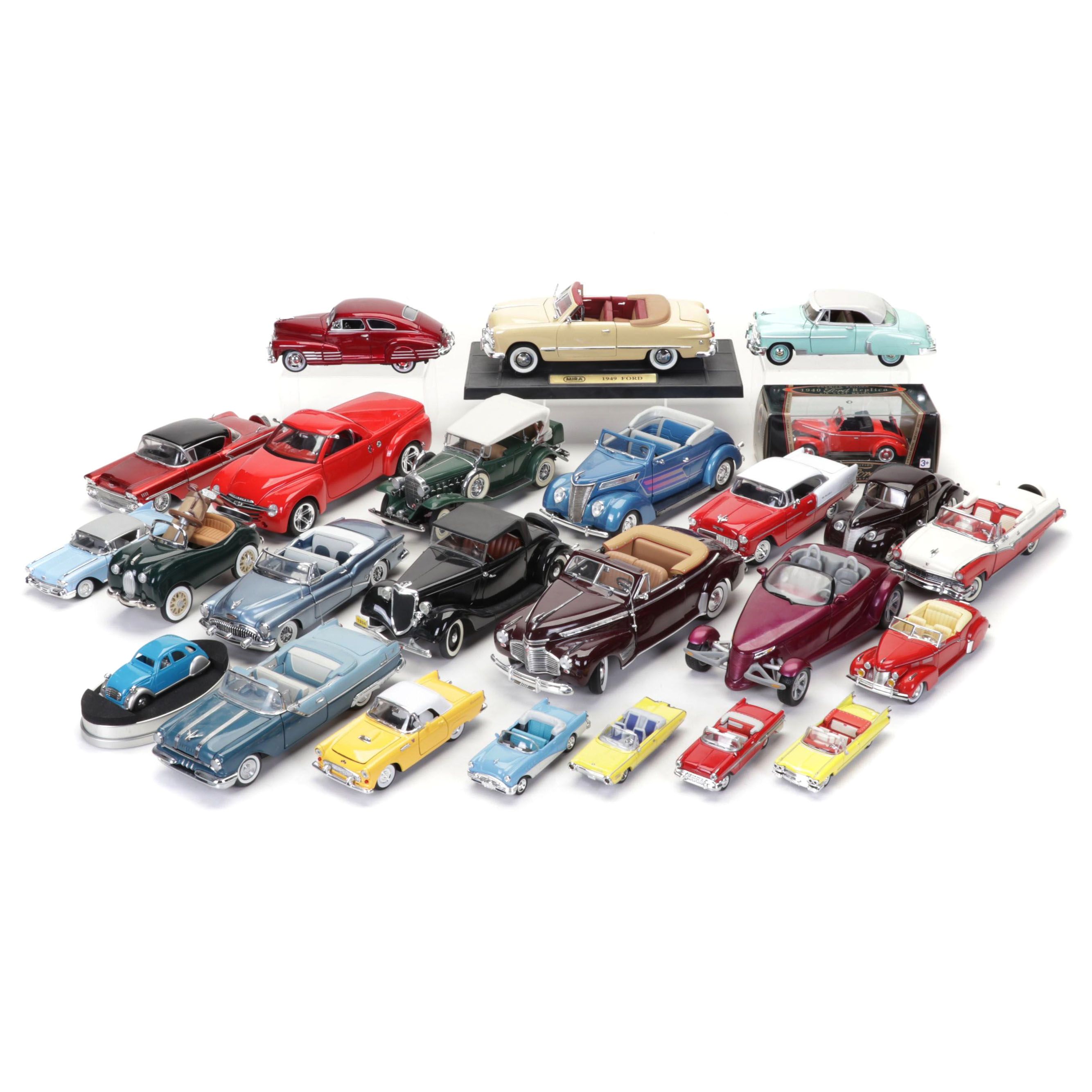 Danbury Mint, Road Legends and More Diecast Metal Classic Cars