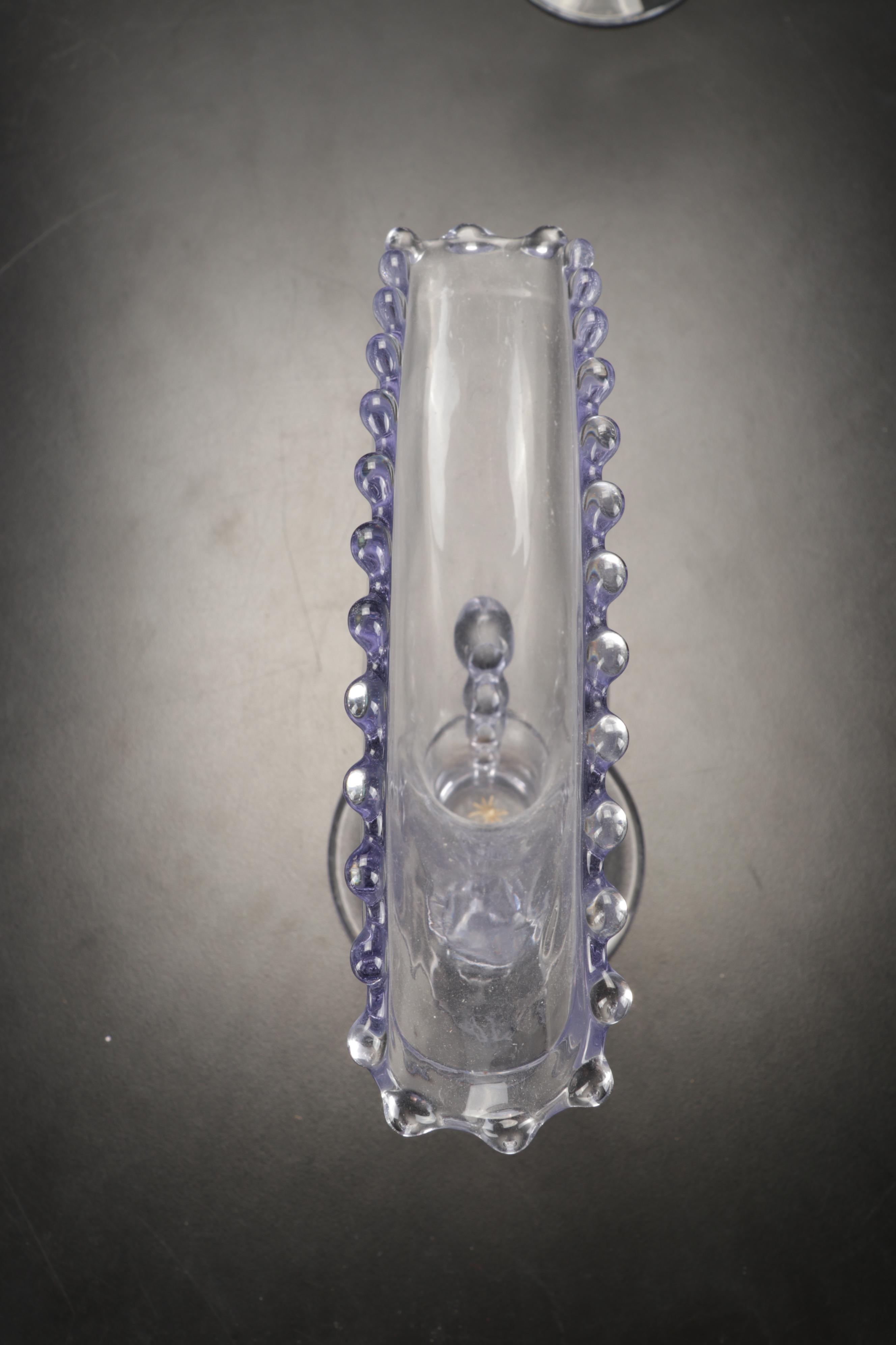 Marquis by Waterford Leaf Bowl with Imperial Candlewick Vase and Other Glassware