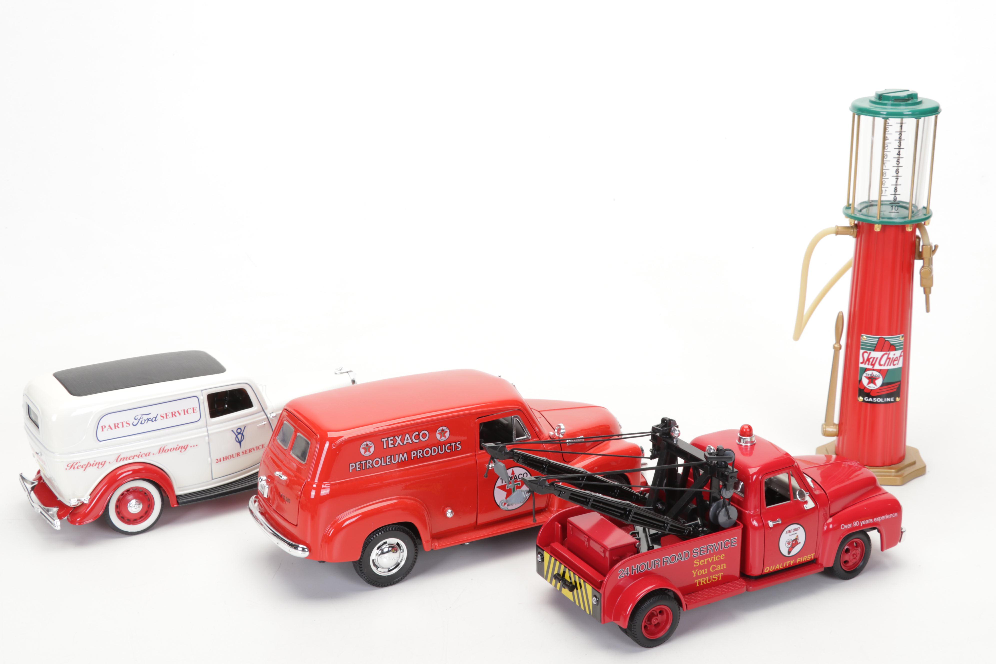 Coca-Cola, Hersheys, Texaco, Pepsi and Other Diecast Vehicles