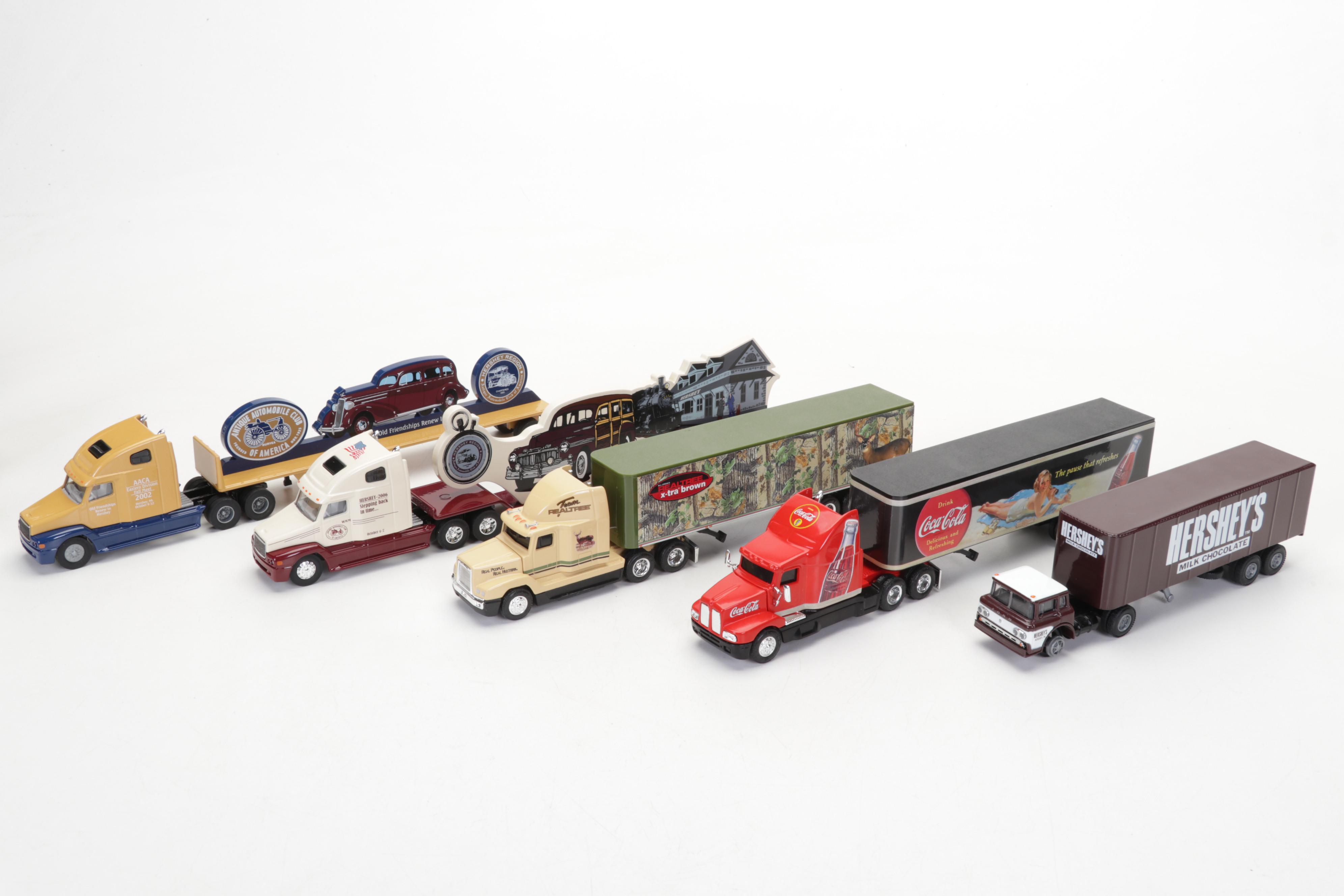 Coca-Cola, Hersheys, Texaco, Pepsi and Other Diecast Vehicles