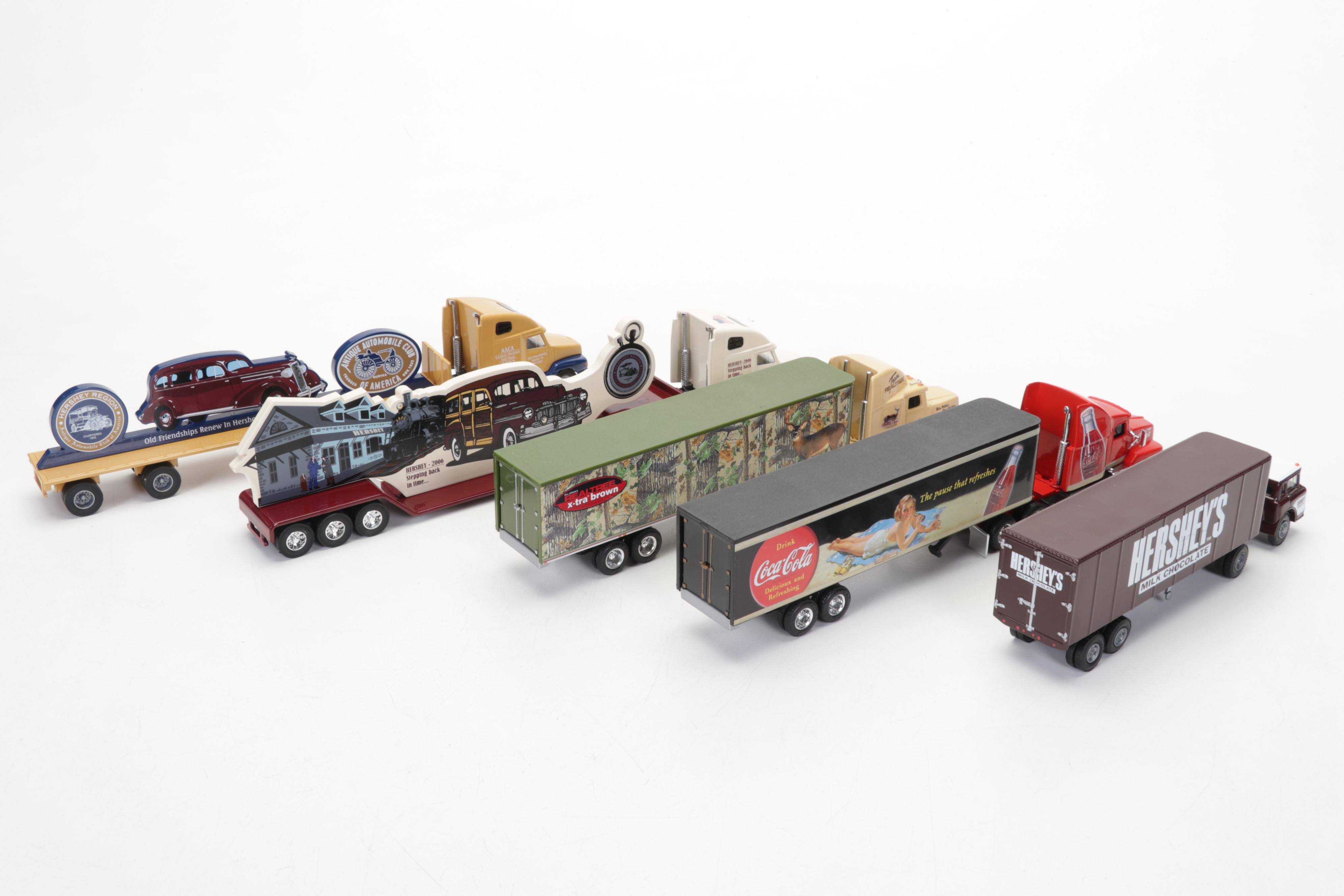 Coca-Cola, Hersheys, Texaco, Pepsi and Other Diecast Vehicles