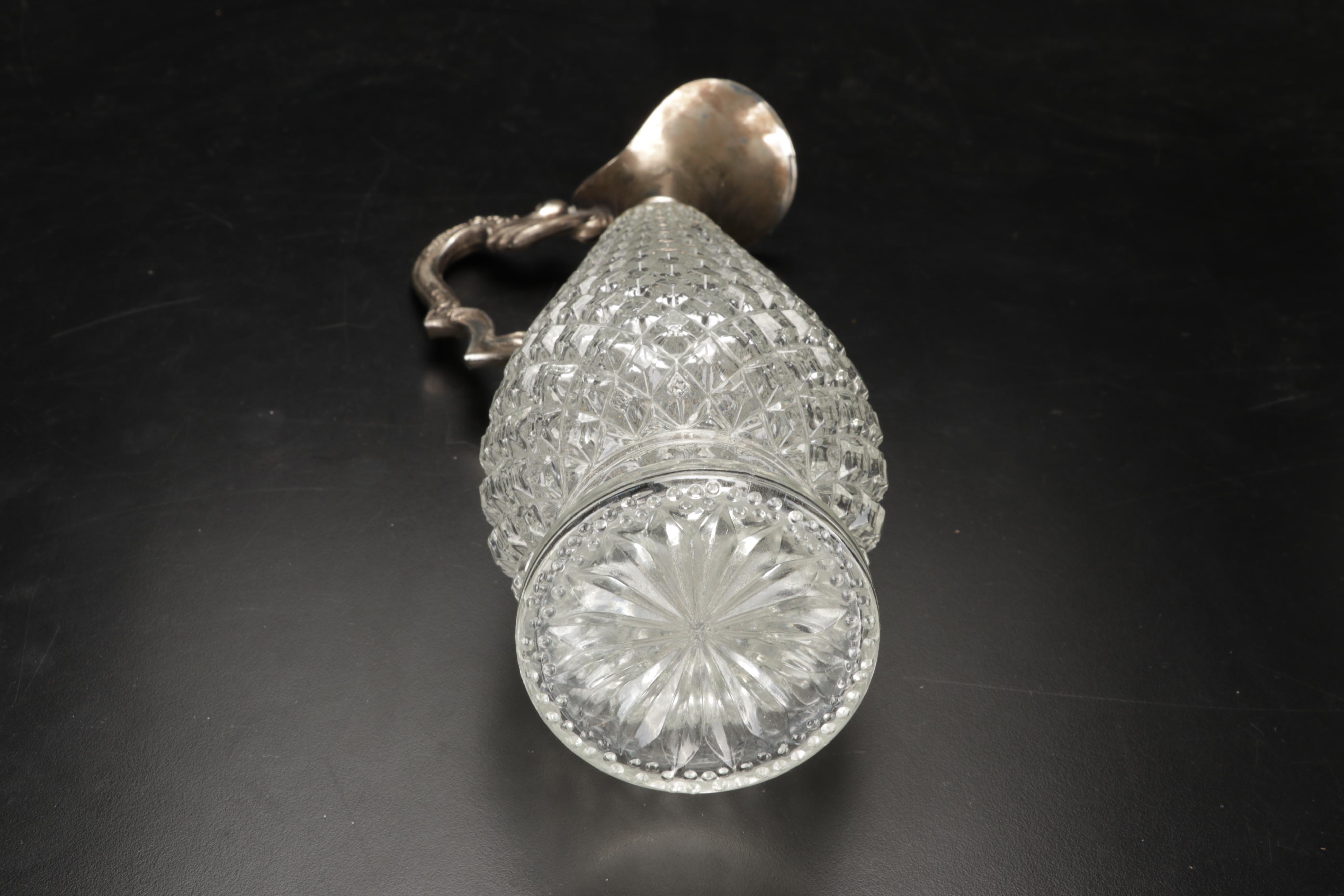 Oneida "Mozart" Flatware with Glass Stemware and Decanter