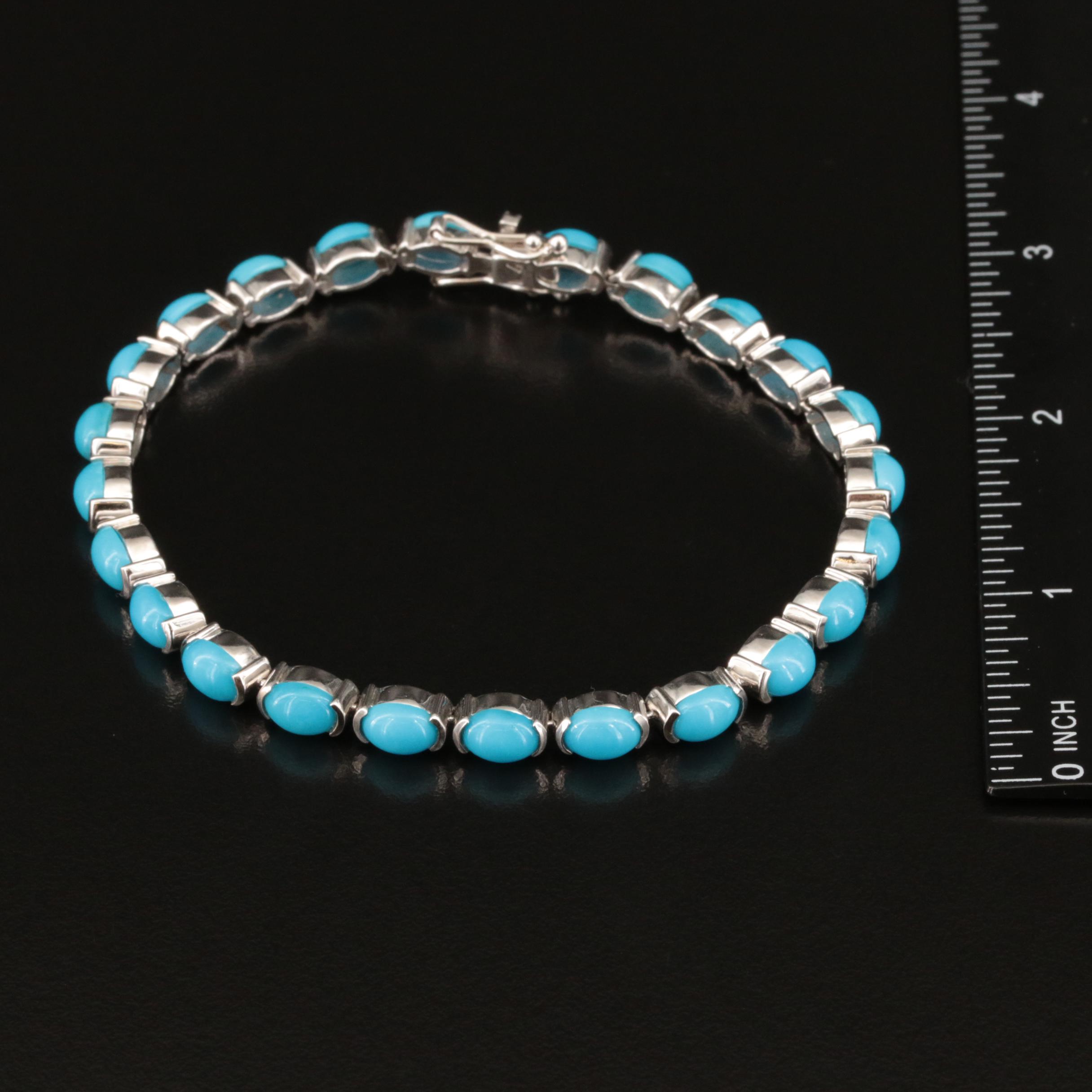Sterling Turquoise Bracelet
