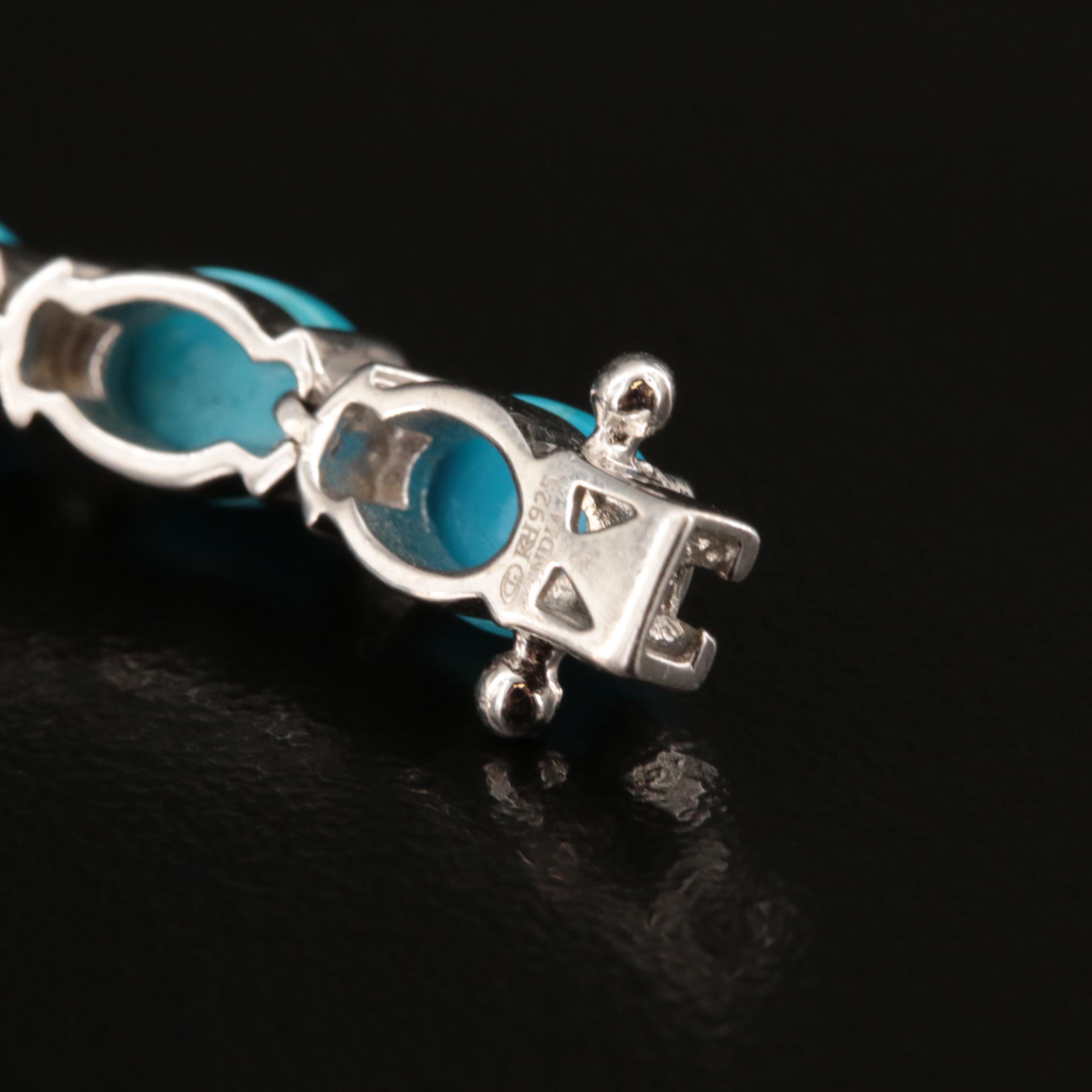 Sterling Turquoise Bracelet