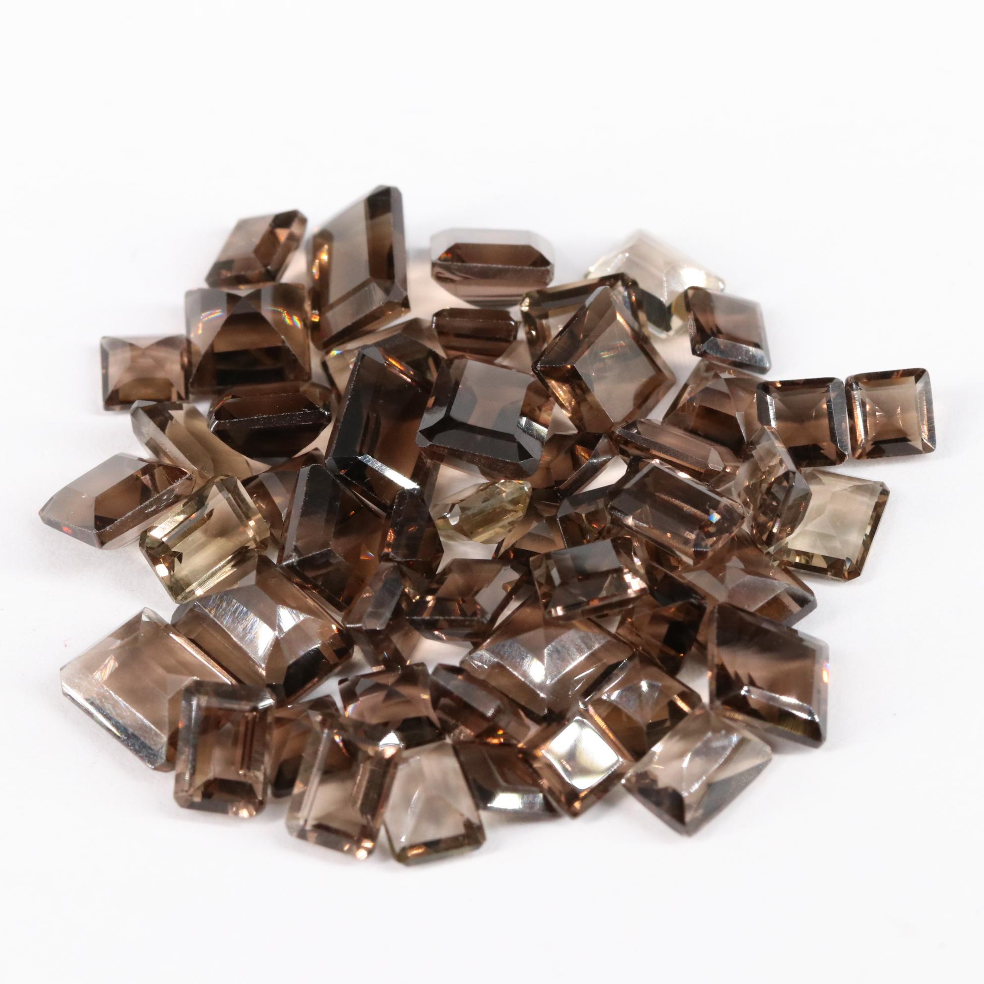 Loose 54.59 CTW Smoky Quartz