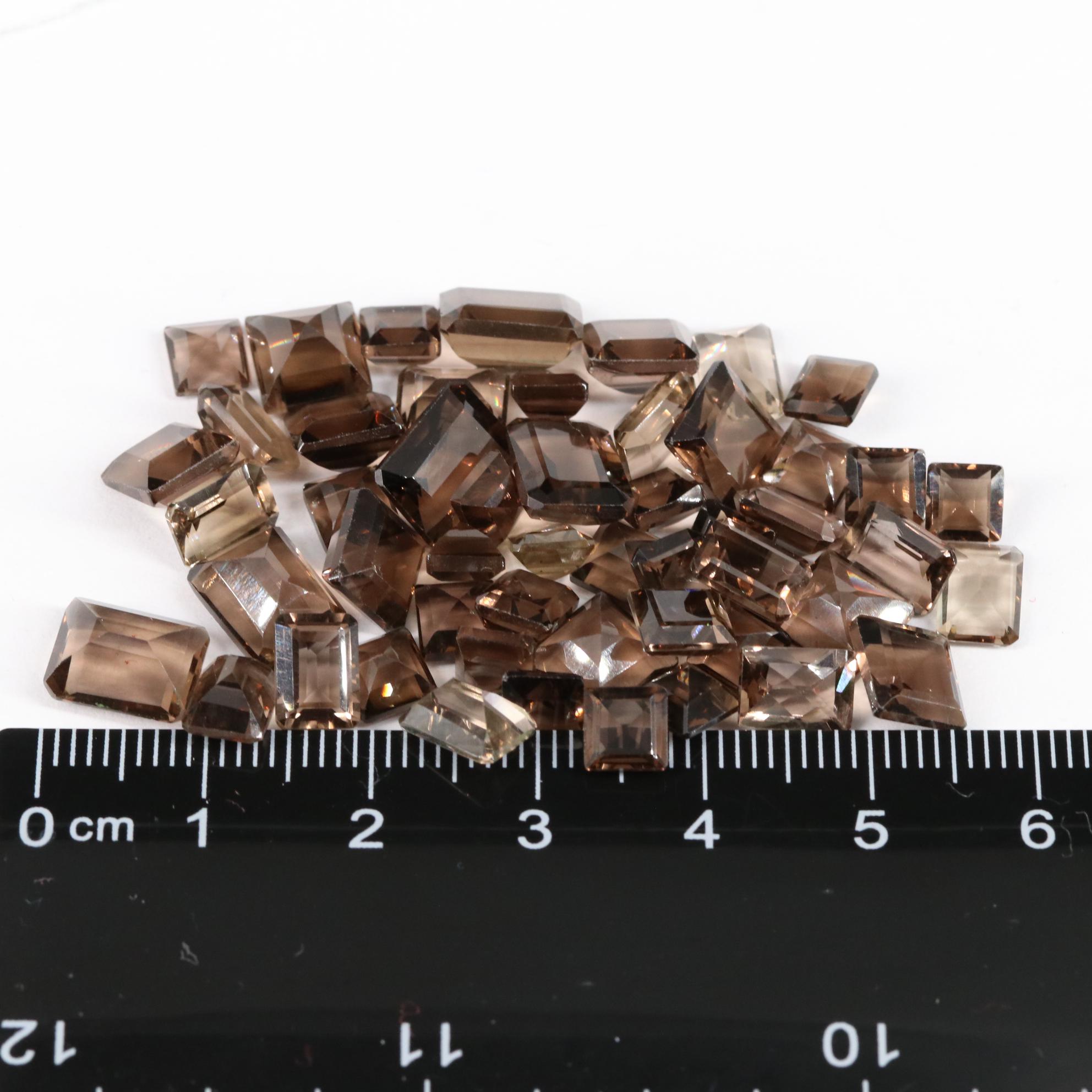 Loose 54.59 CTW Smoky Quartz