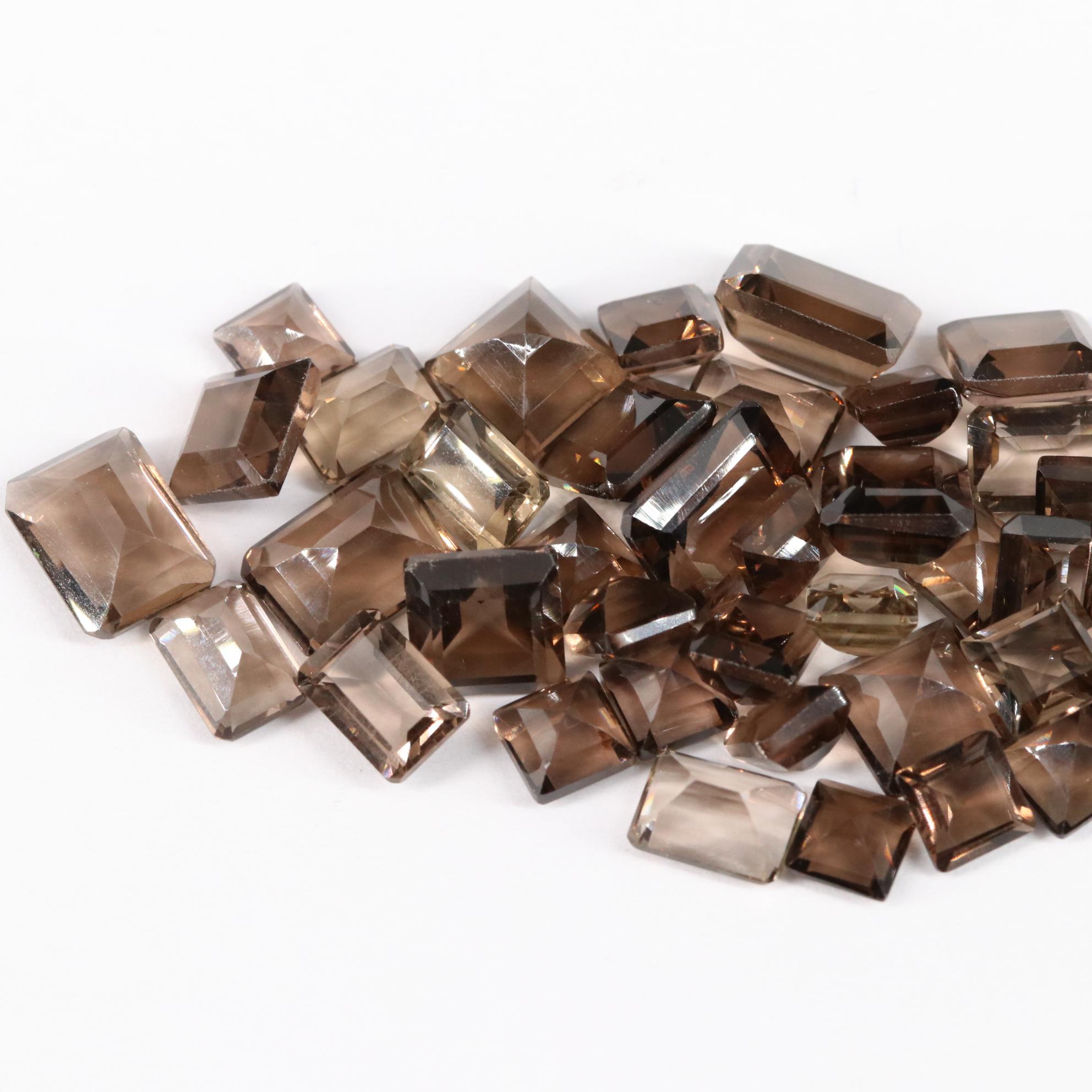 Loose 54.59 CTW Smoky Quartz
