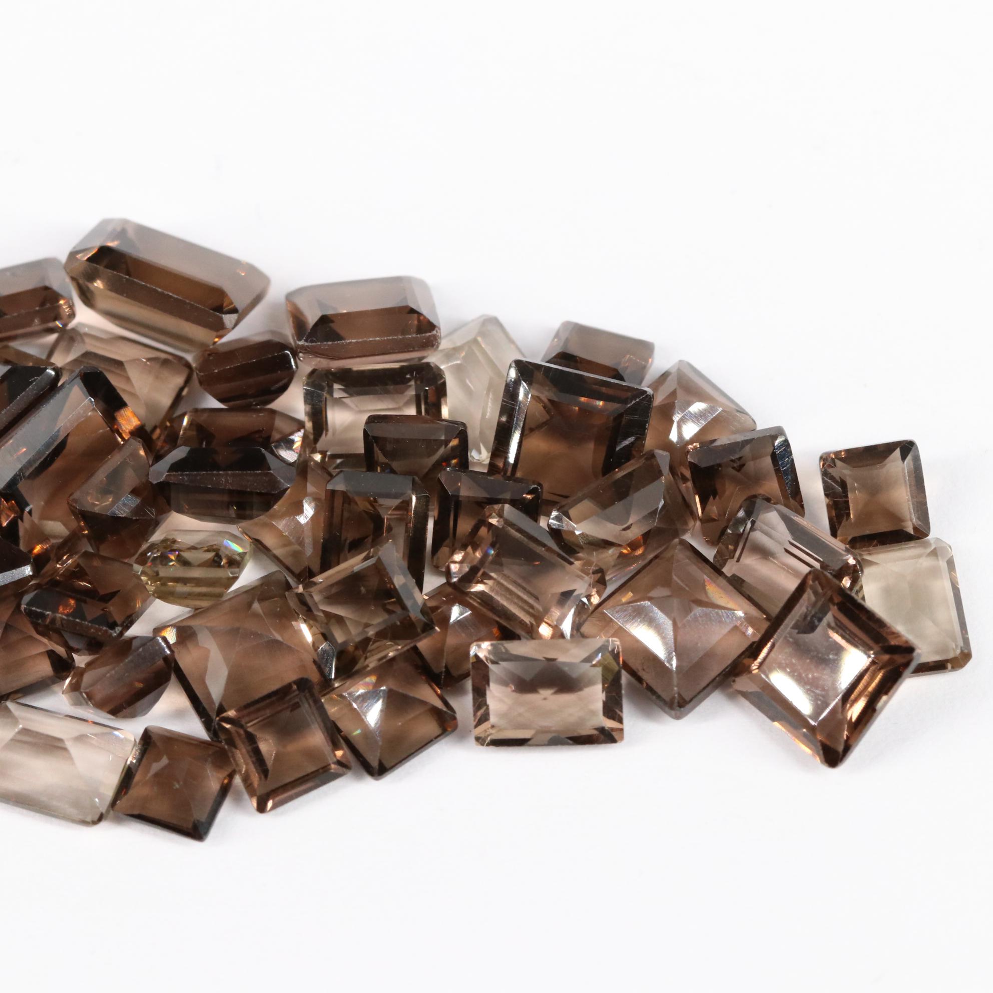 Loose 54.59 CTW Smoky Quartz