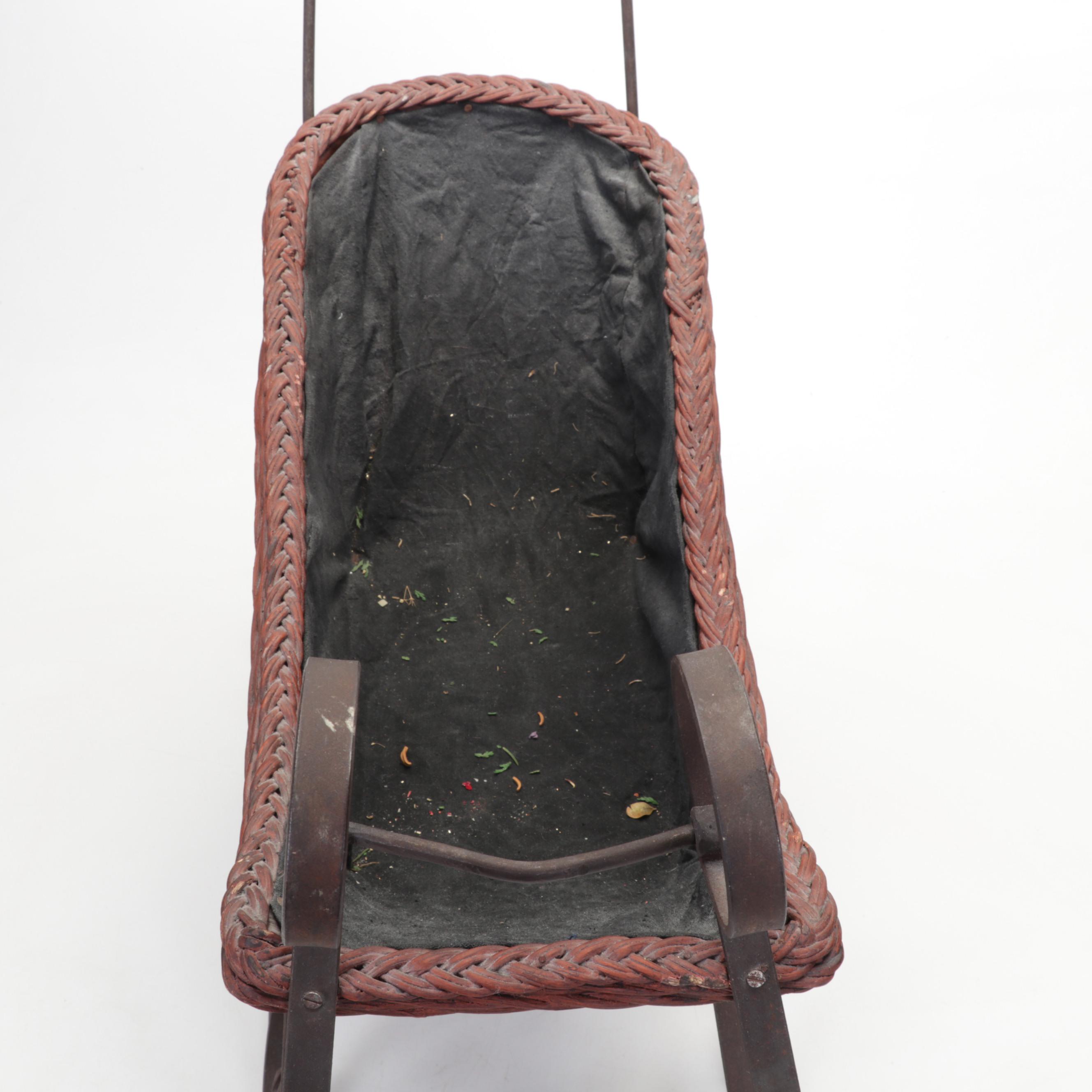 Baby Doll Sleigh, Iron Ice Tongs, Crocheted Textiles and Miniature Tricycles