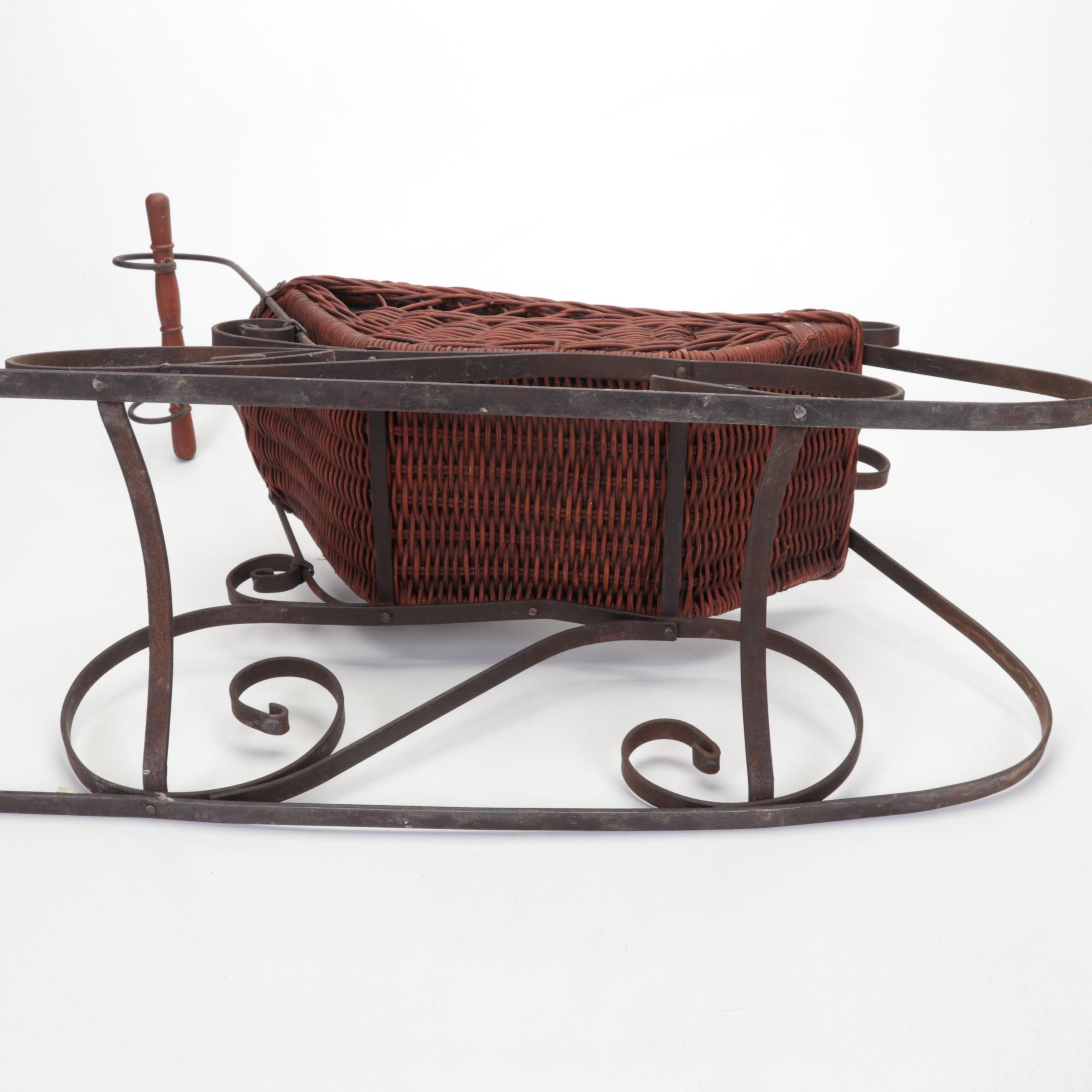 Baby Doll Sleigh, Iron Ice Tongs, Crocheted Textiles and Miniature Tricycles