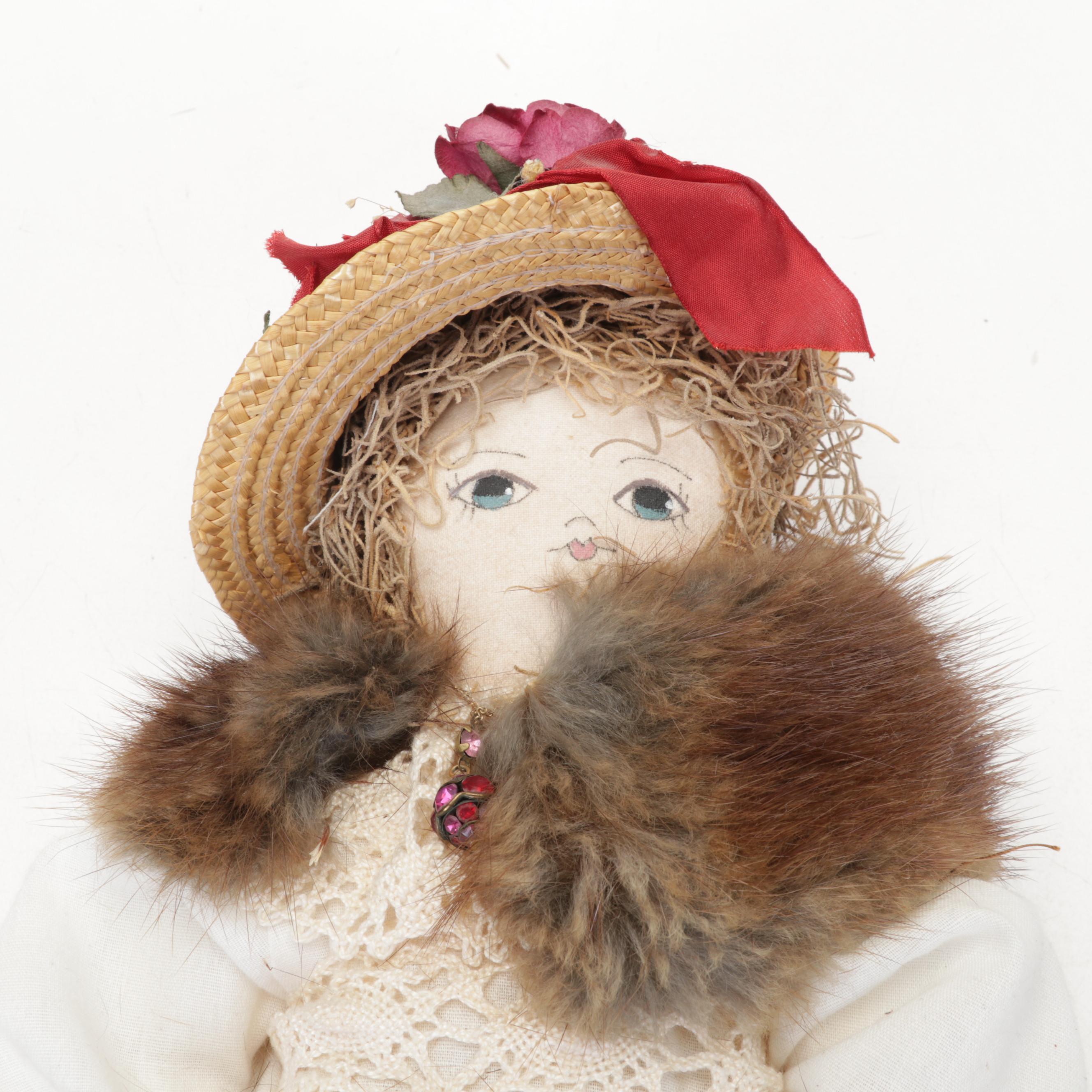 Baby Doll Sleigh, Iron Ice Tongs, Crocheted Textiles and Miniature Tricycles