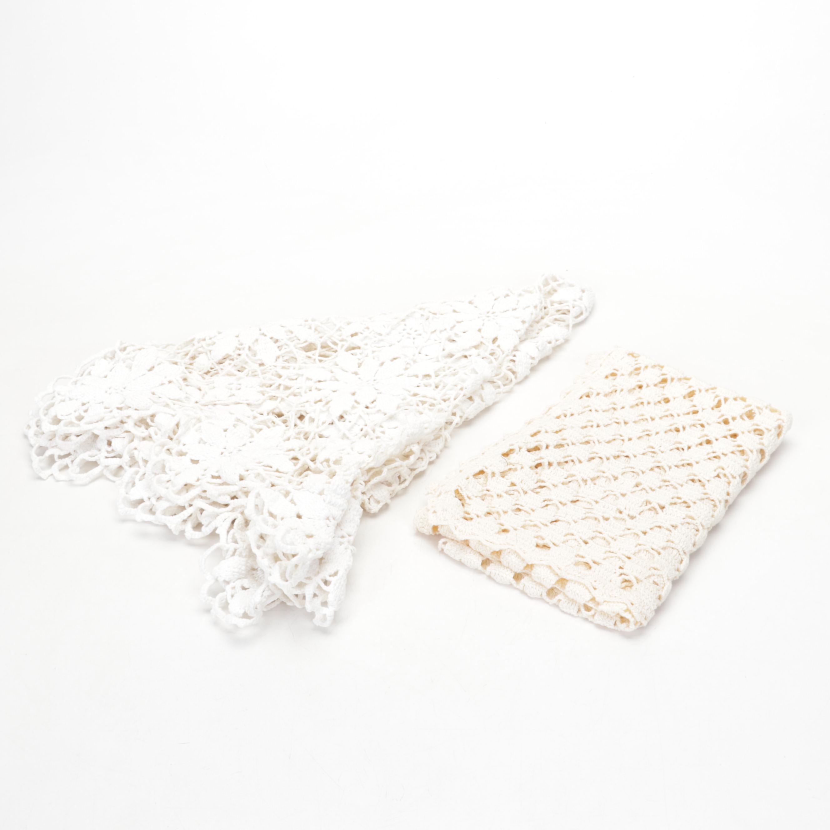 Baby Doll Sleigh, Iron Ice Tongs, Crocheted Textiles and Miniature Tricycles