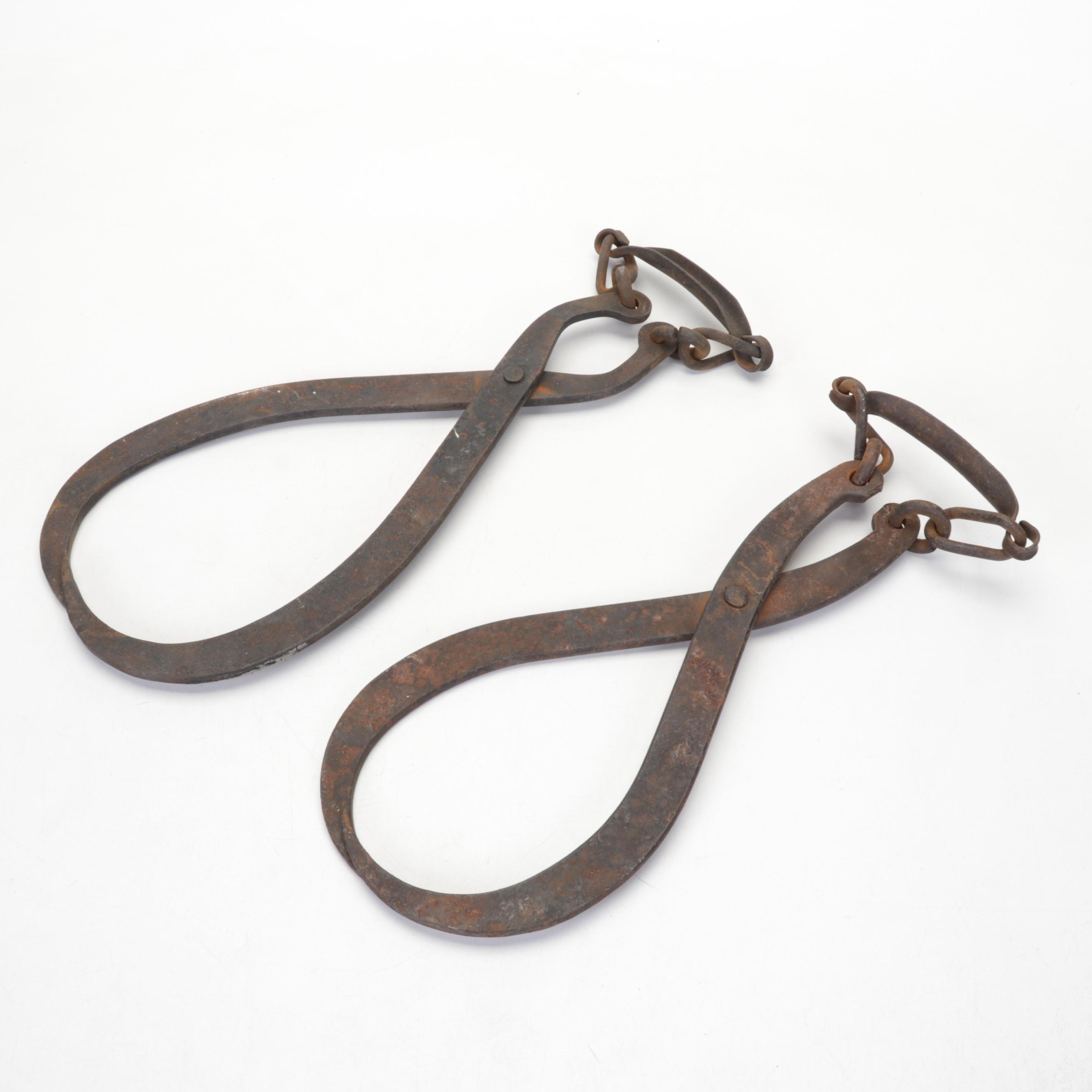 Baby Doll Sleigh, Iron Ice Tongs, Crocheted Textiles and Miniature Tricycles