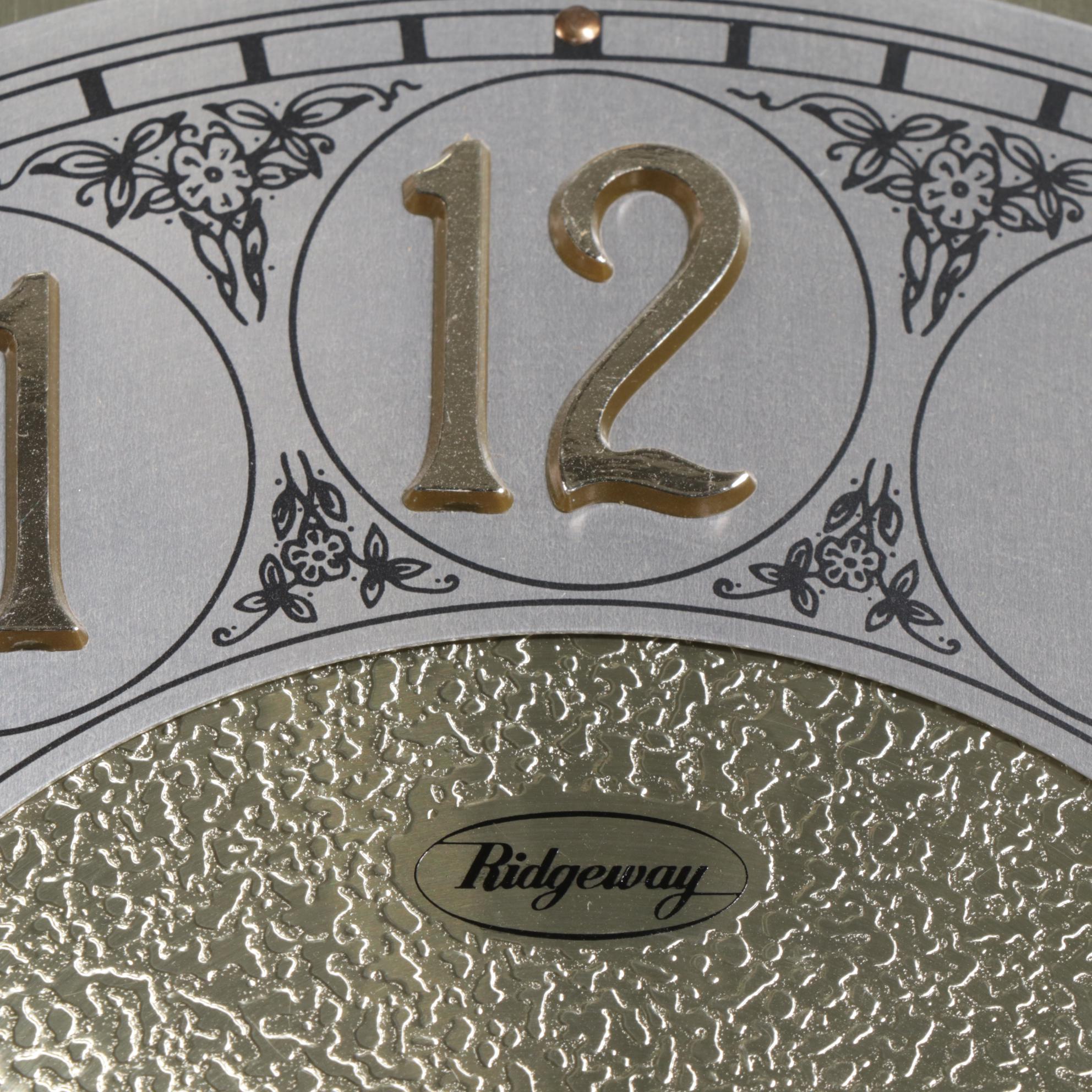 Ridgeway Oak Grandfather Clock, Late 20th Century