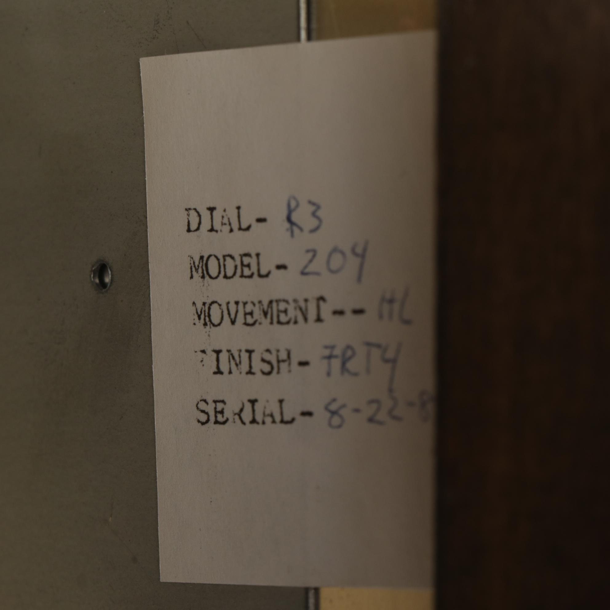 Ridgeway Oak Grandfather Clock, Late 20th Century