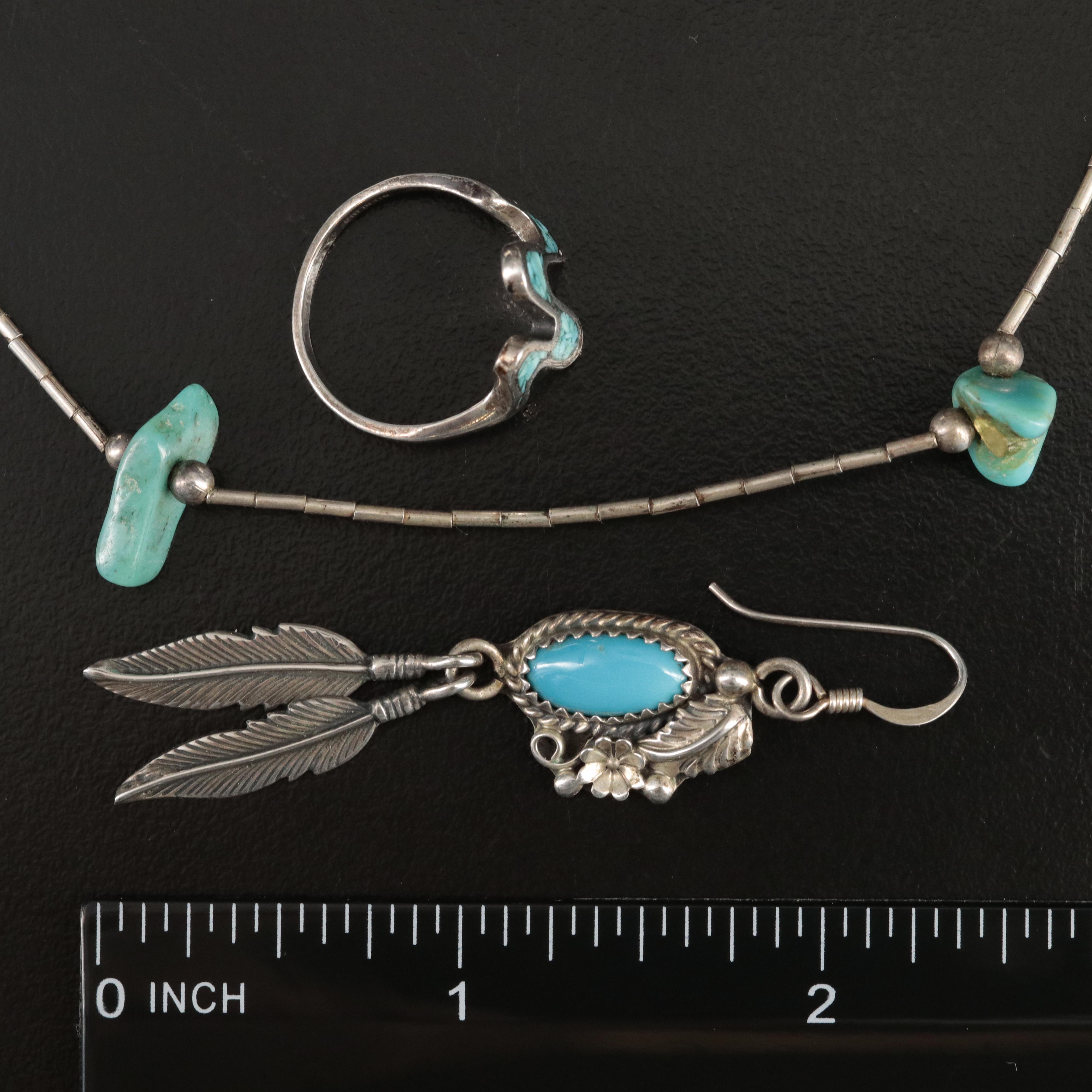 Joseph Esposito and Southwestern Sterling Turquoise Jewelry