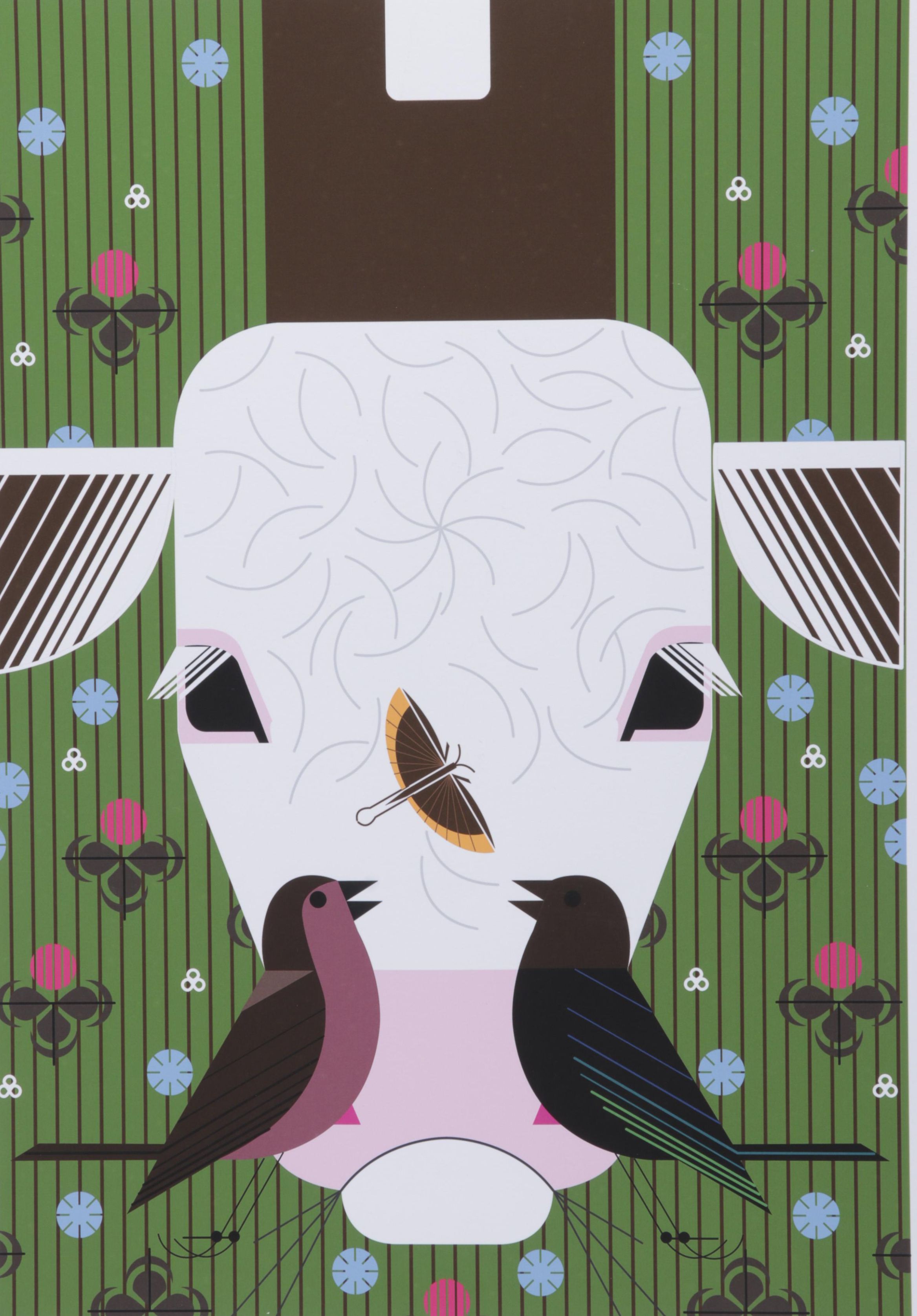 Giclée After Charley Harper "Feathered Freeloader," 2019