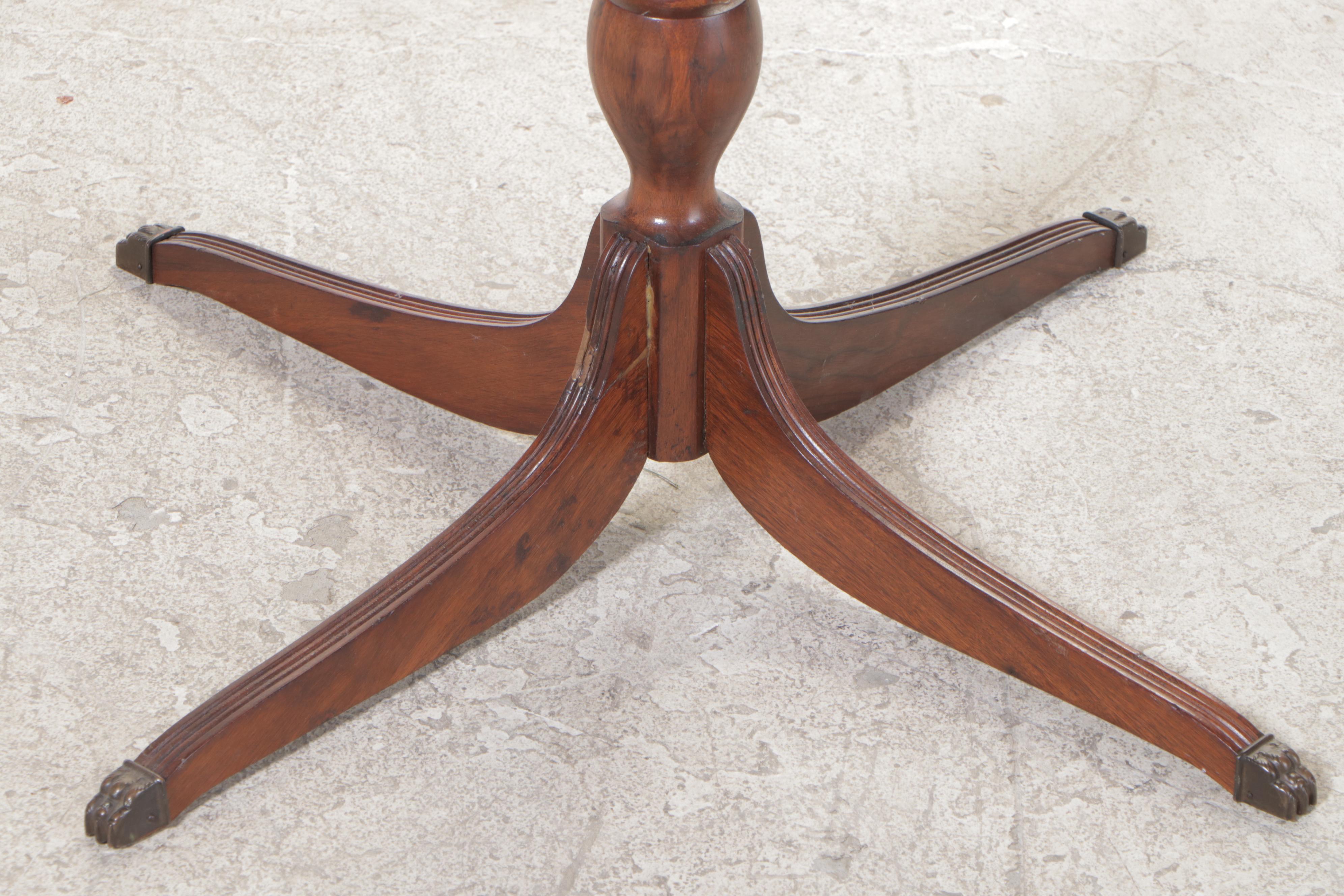 Classical Style Walnut Adjustable Drafting Table, Early to Mid 20th Century