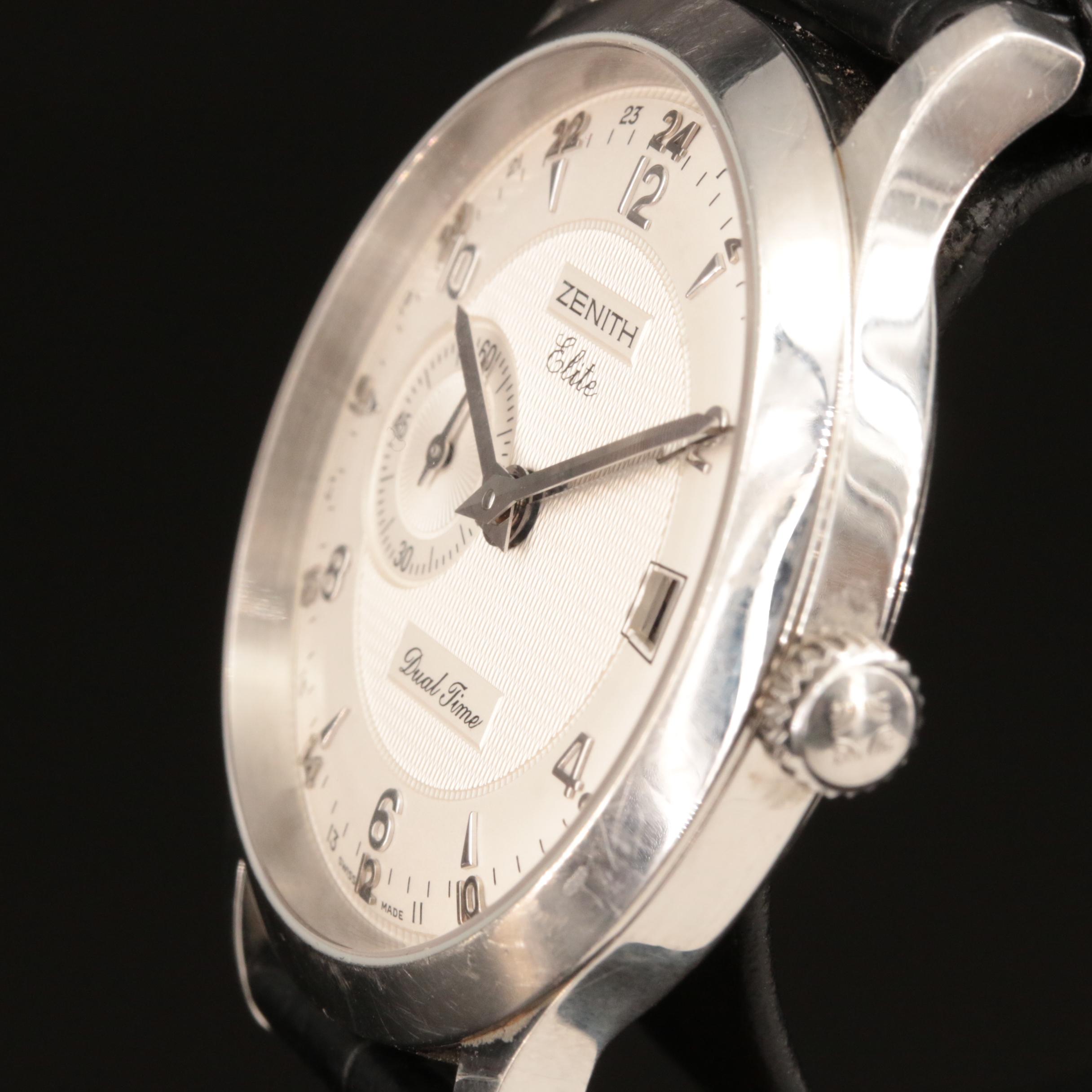 Zenith Elite Dual Time Watch