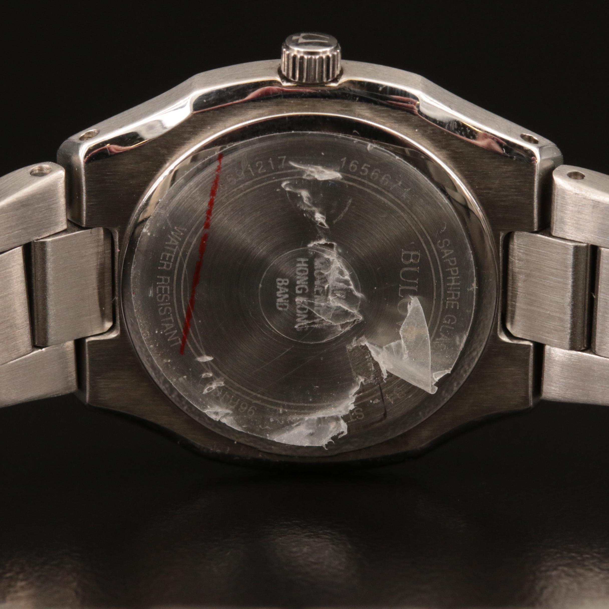 Diamond Bezel Bulova Quartz Watch