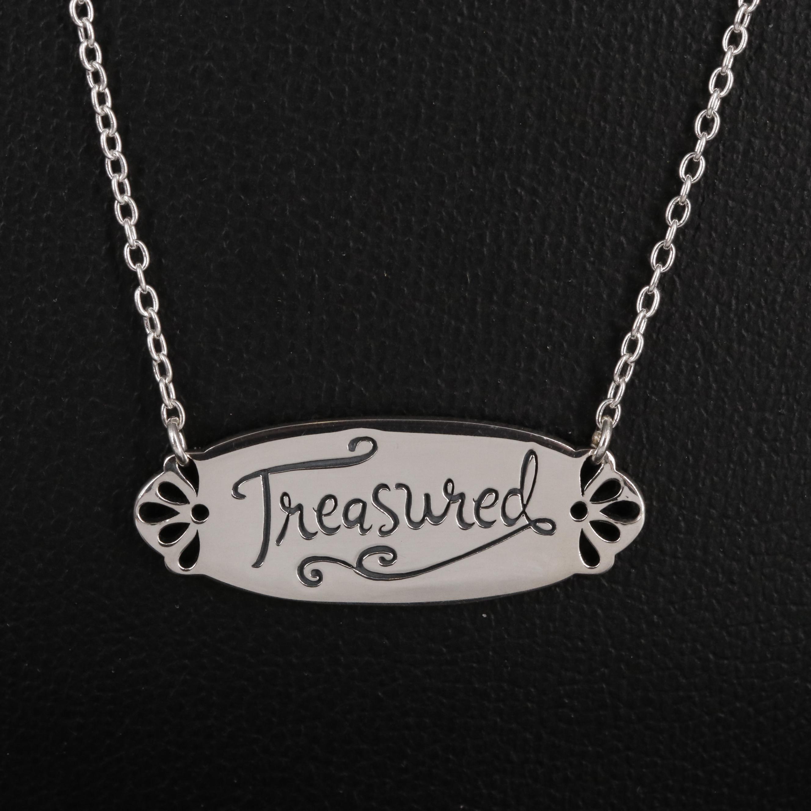 Sterling Treasured Necklace