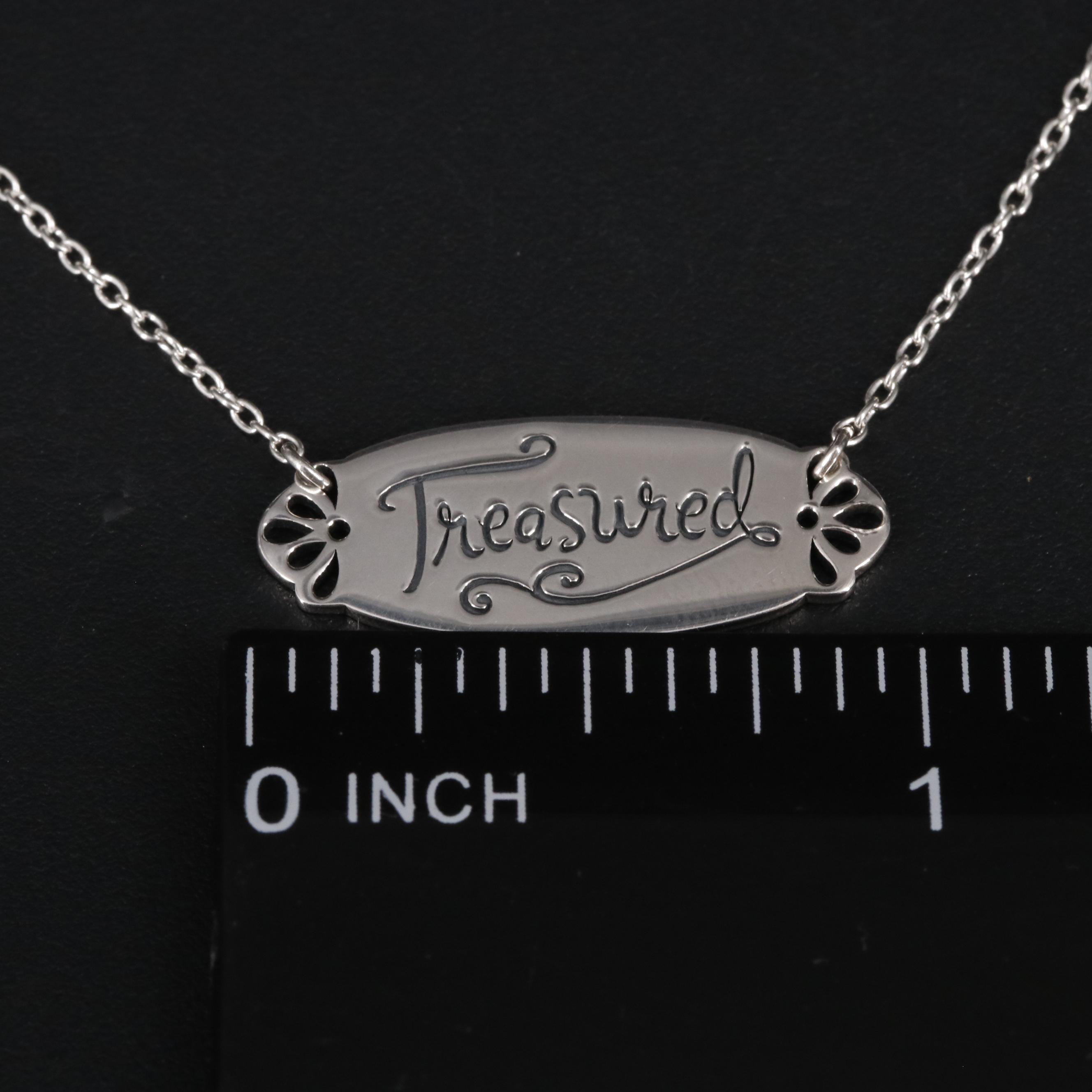 Sterling Treasured Necklace