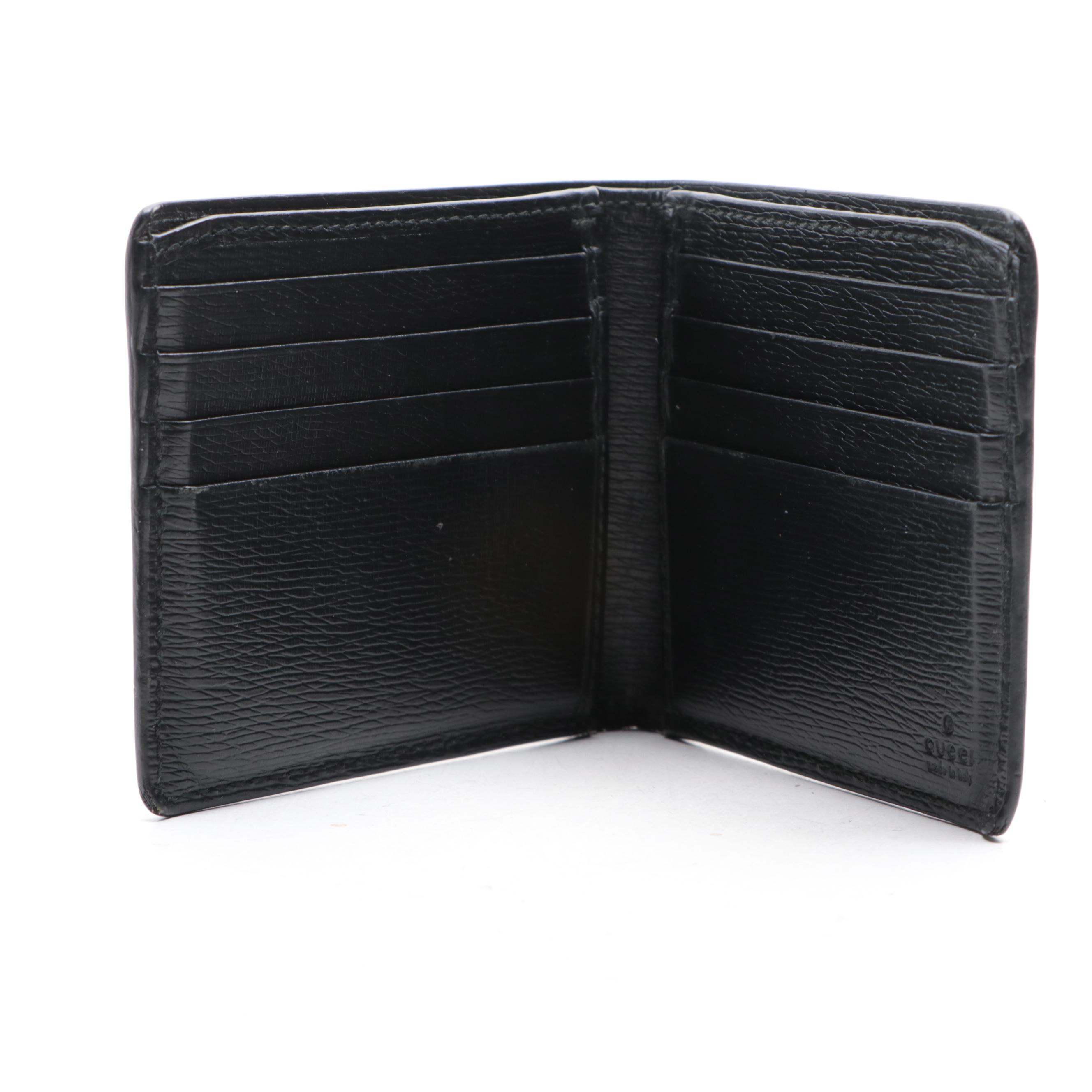 Gucci Kingsnake Print Bifold Wallet in Leather