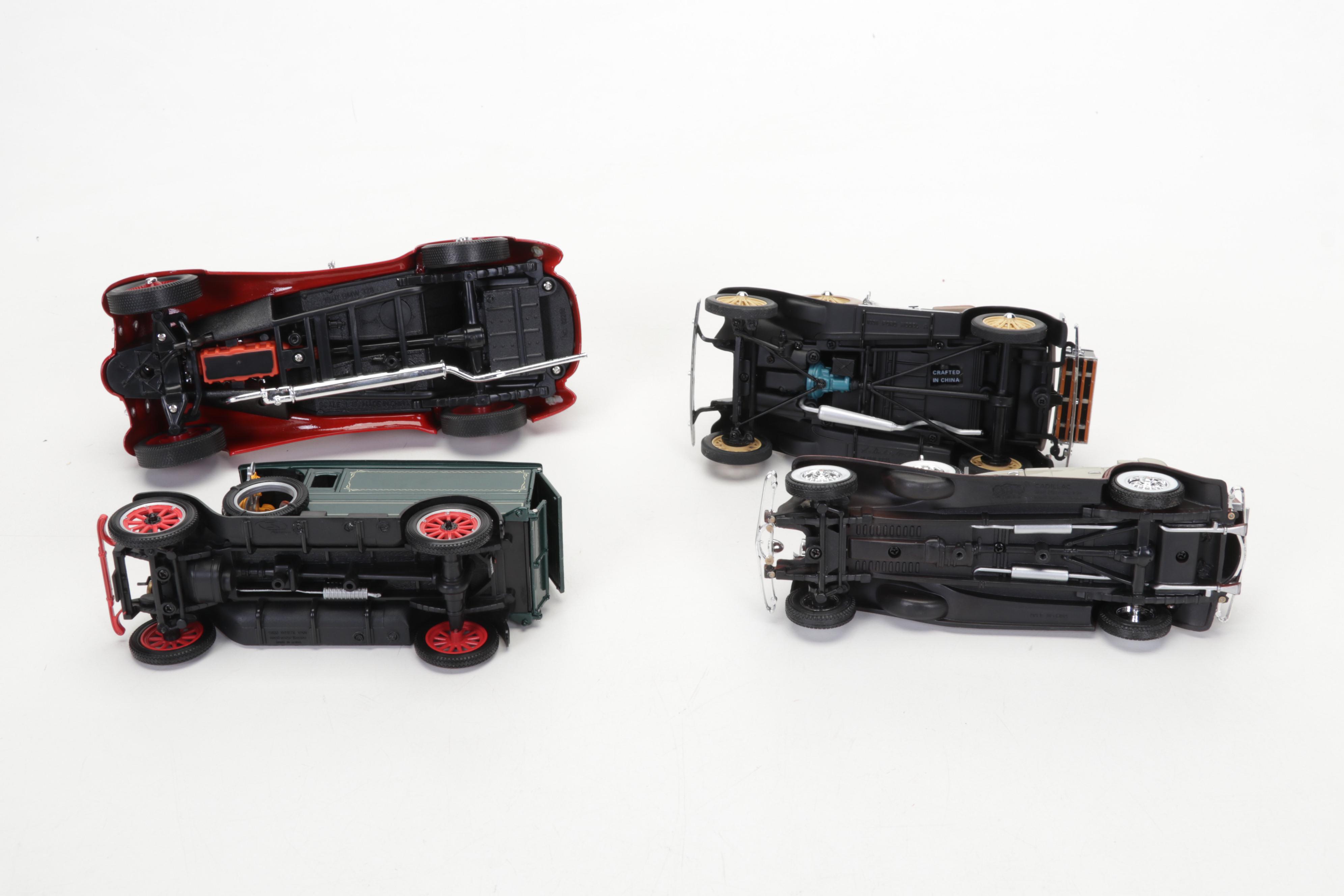 32 Diecast Metal and Plastic Vintage Car Models