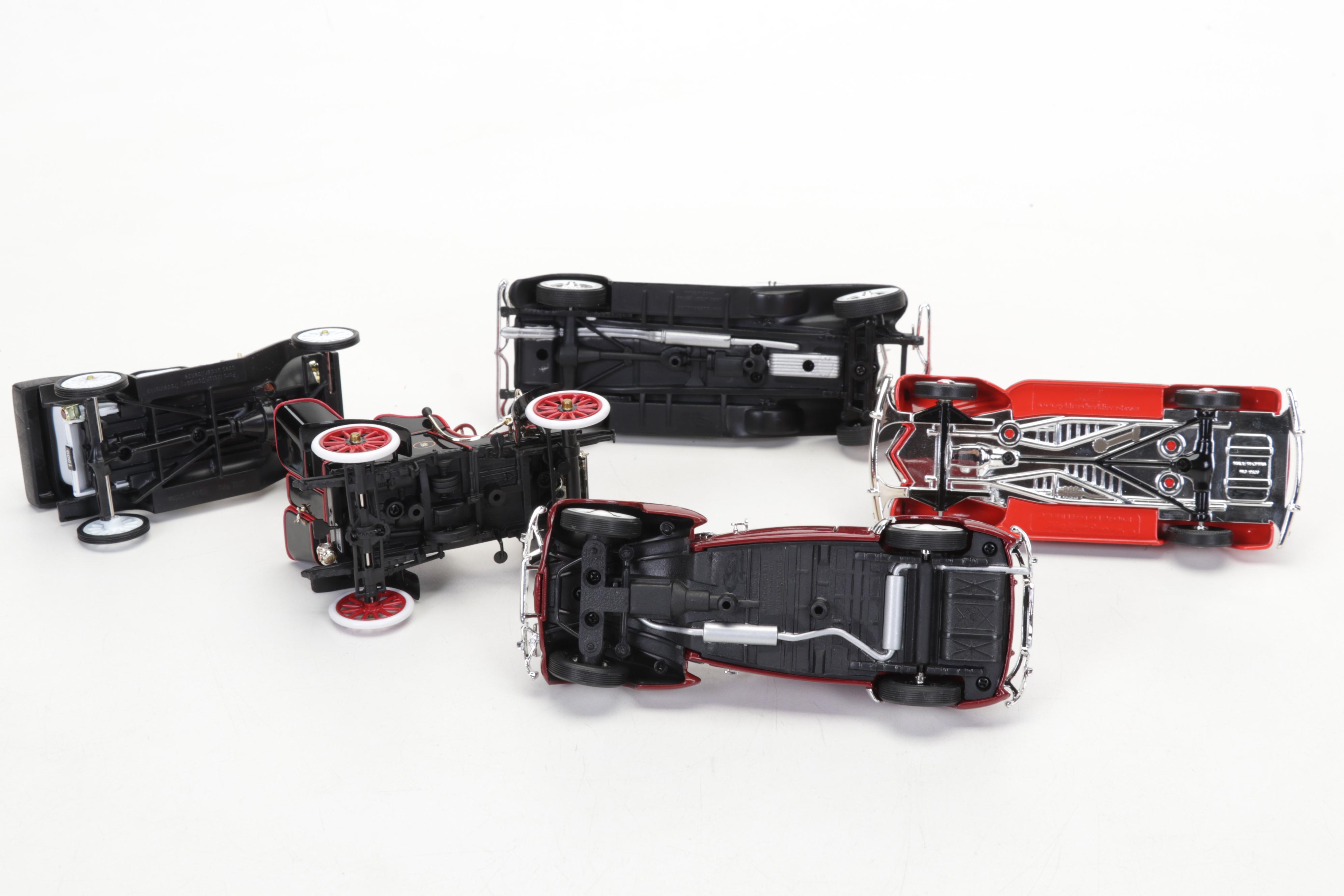 32 Diecast Metal and Plastic Vintage Car Models