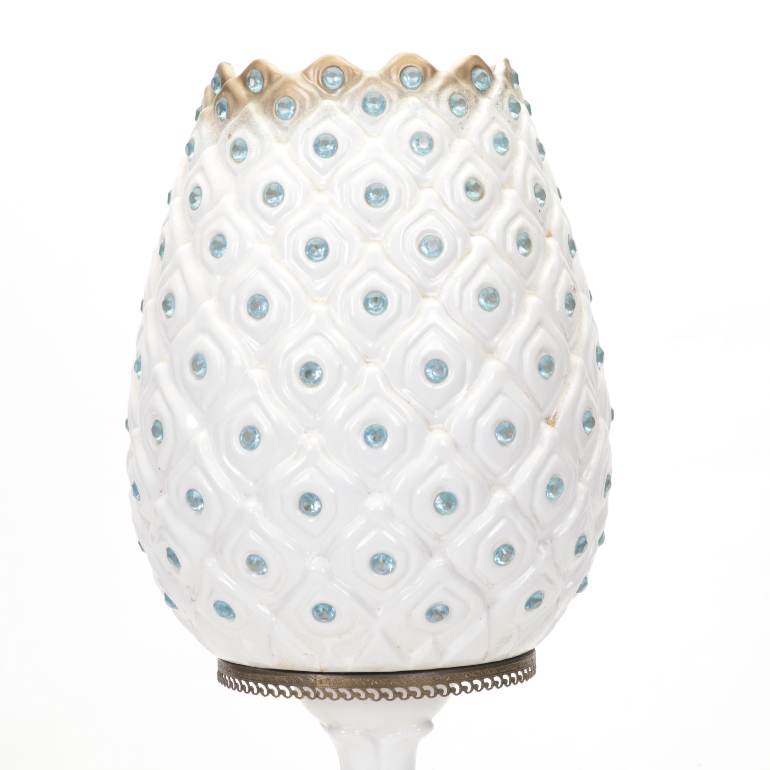 Royal Haeger Ceramic Pineapple Lamp, Mid-20th Century
