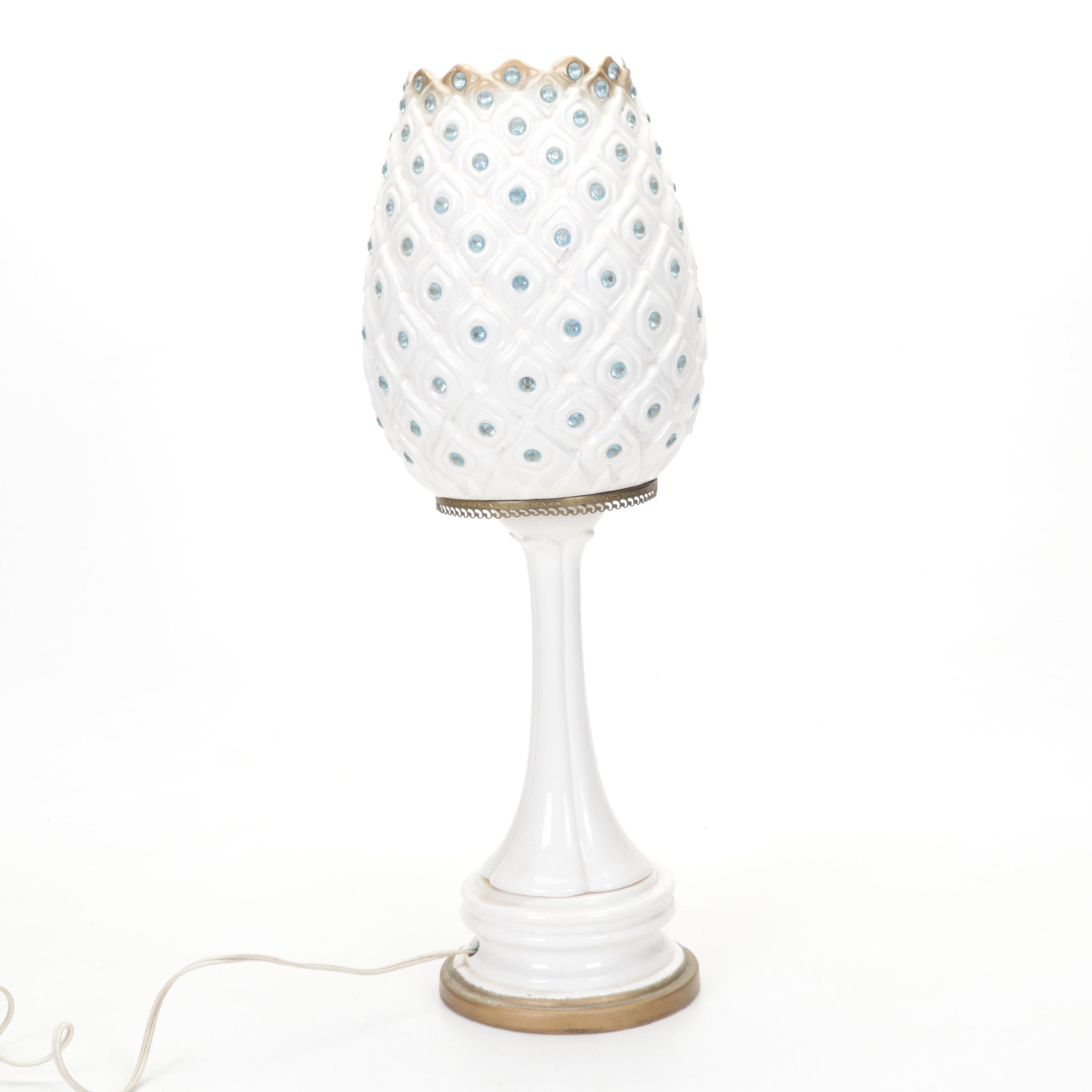 Royal Haeger Ceramic Pineapple Lamp, Mid-20th Century