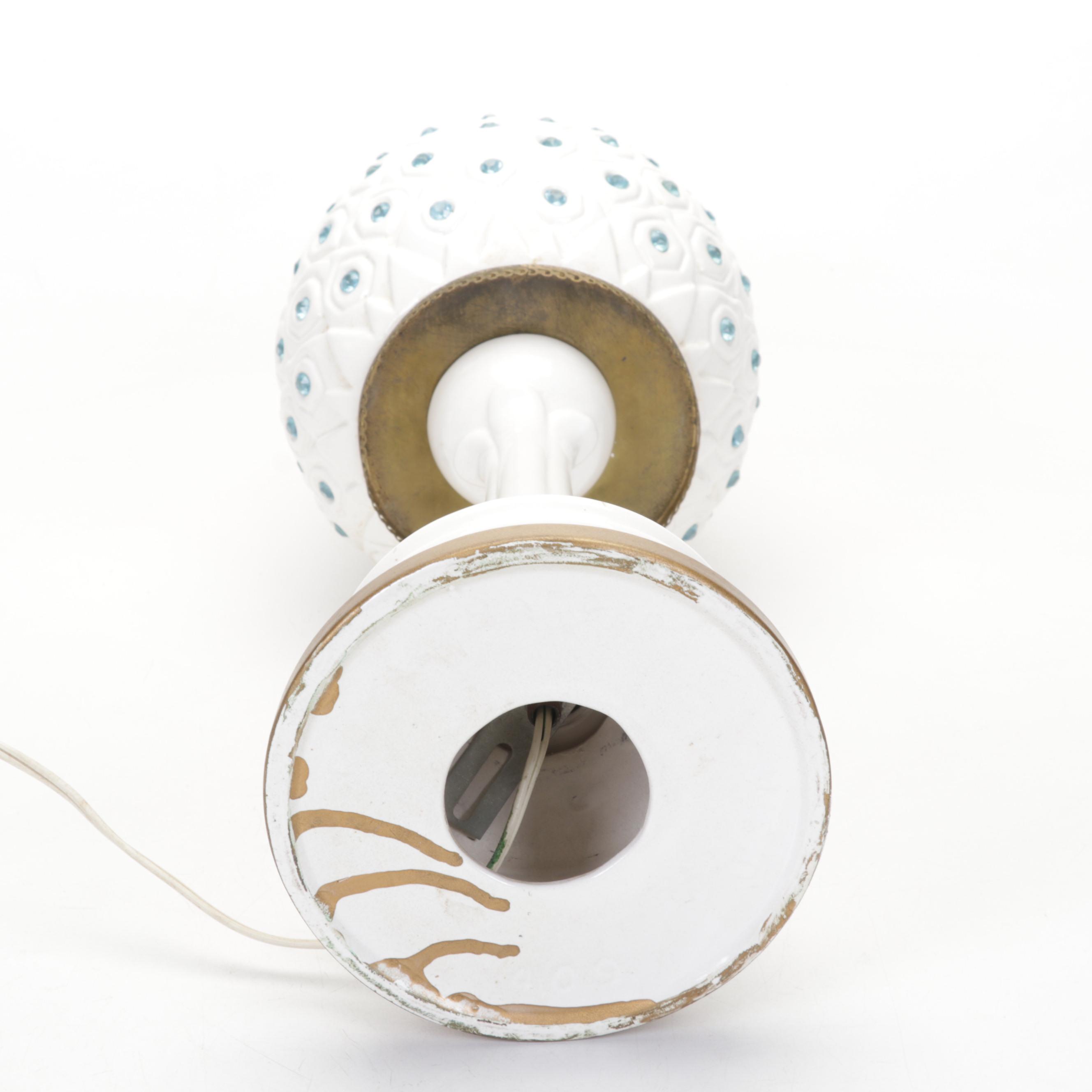 Royal Haeger Ceramic Pineapple Lamp, Mid-20th Century