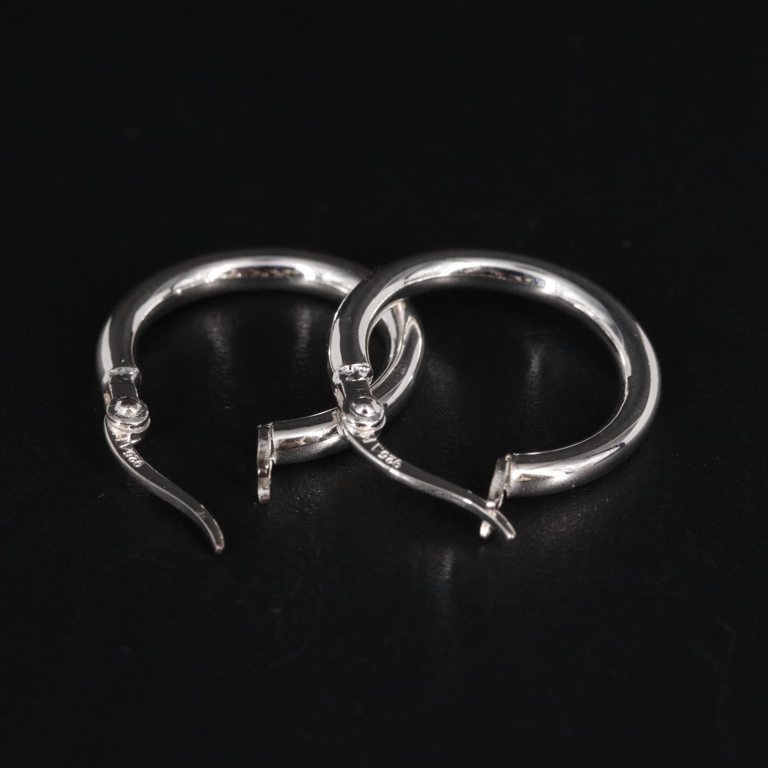 Sterling Huggie Earrings