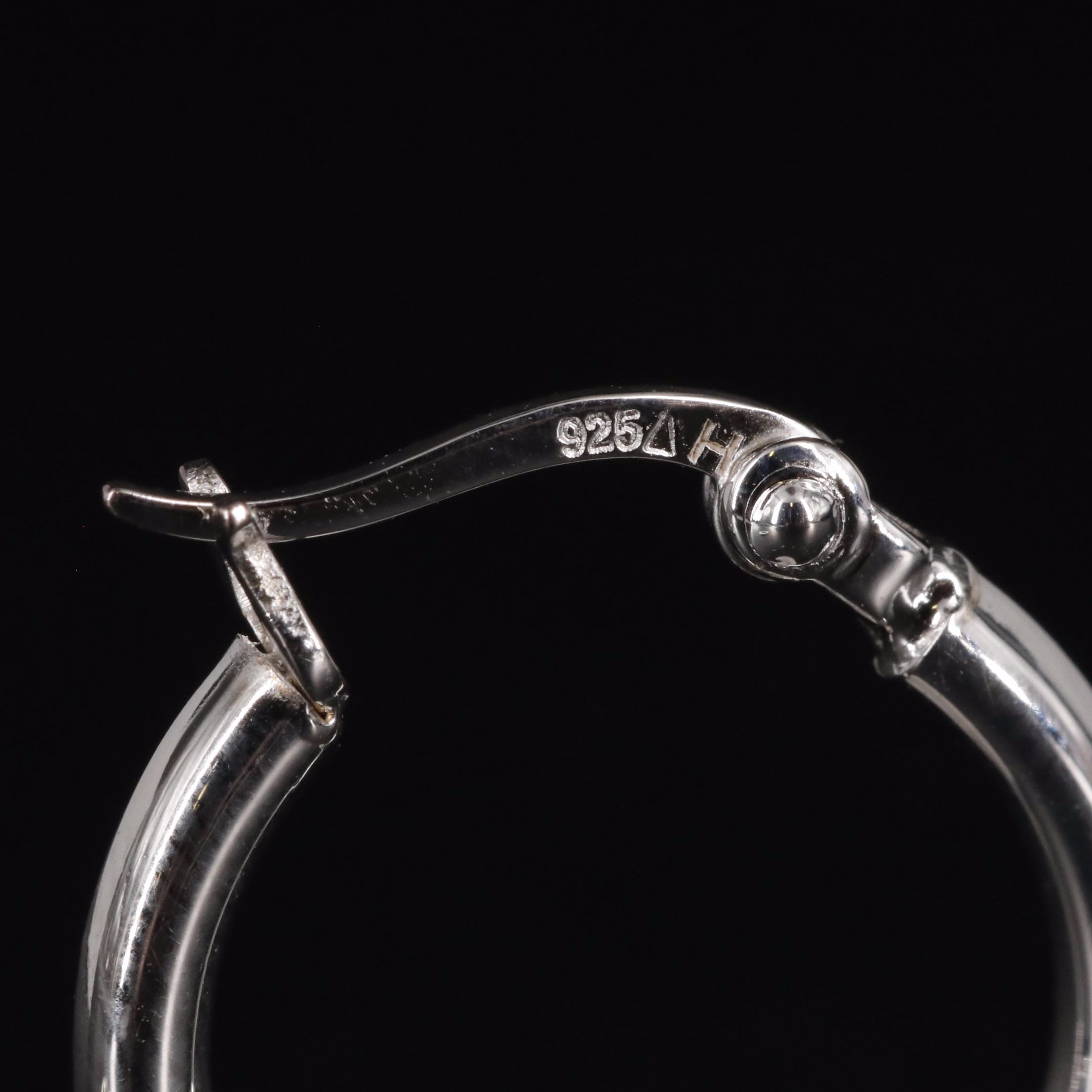 Sterling Huggie Earrings