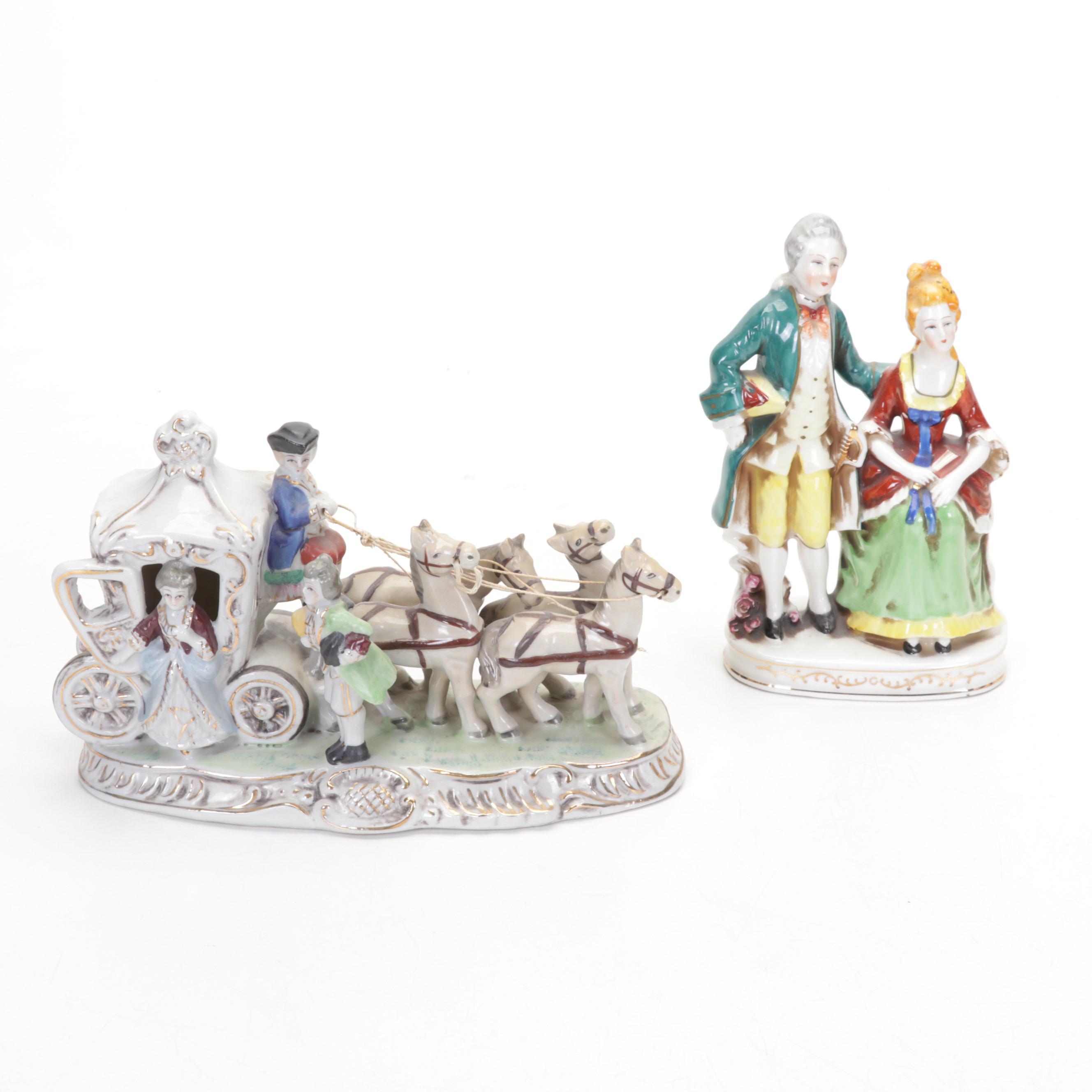 Royal Staffordshire Pottery"Queens Border" Ironstone Platter and Other Tableware