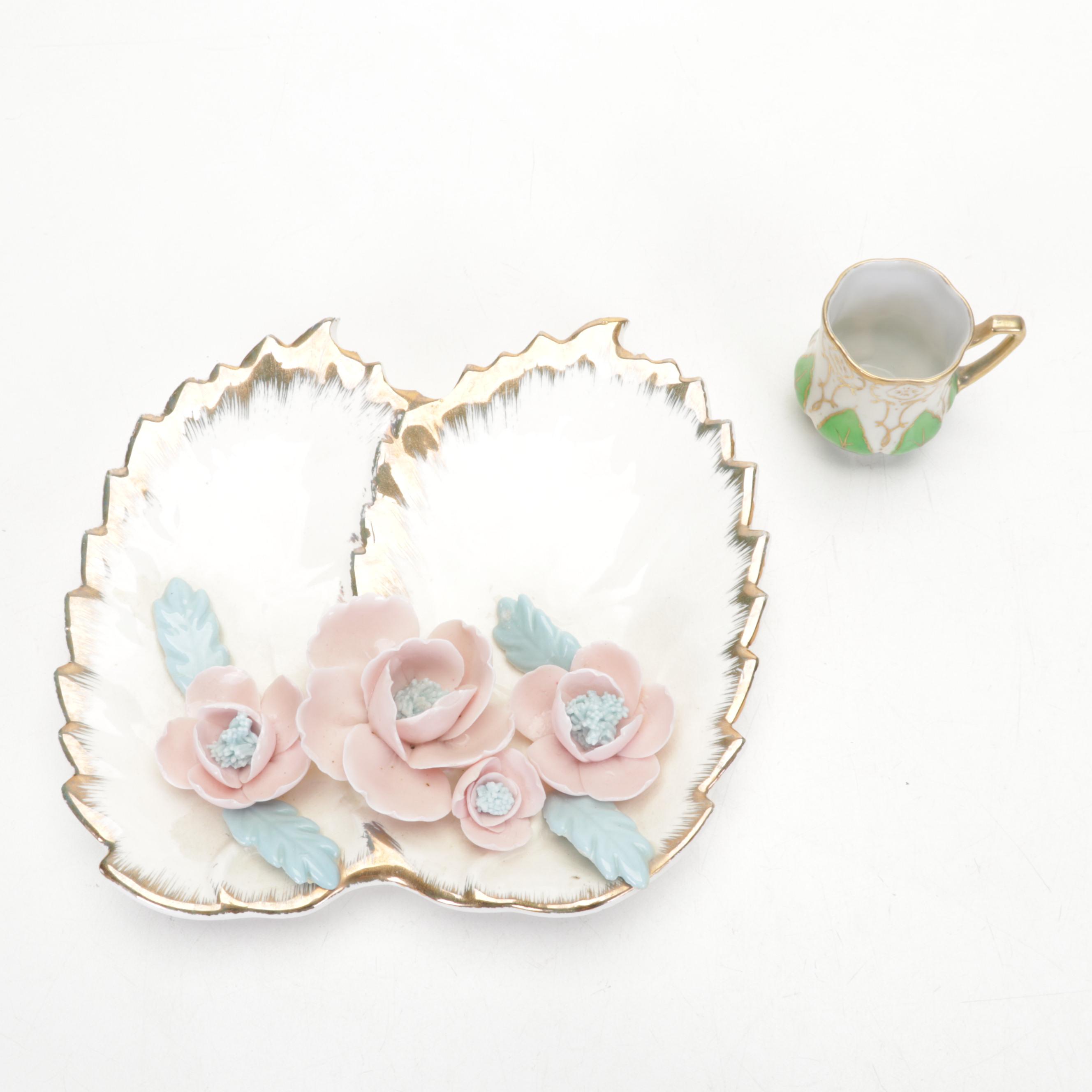 Royal Staffordshire Pottery"Queens Border" Ironstone Platter and Other Tableware