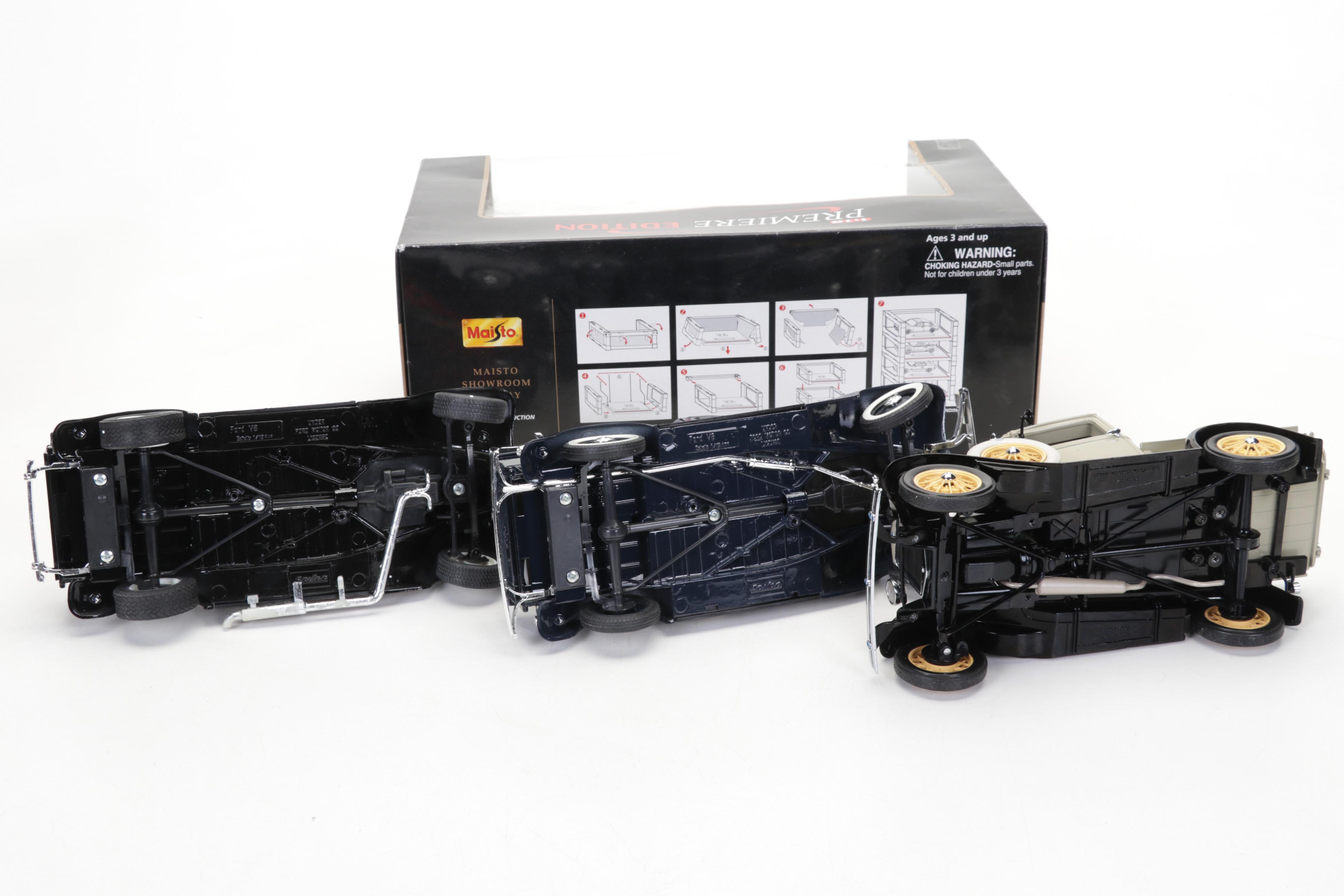 Diecast Metal and Plastic Pick-up Trucks and Motorcycles