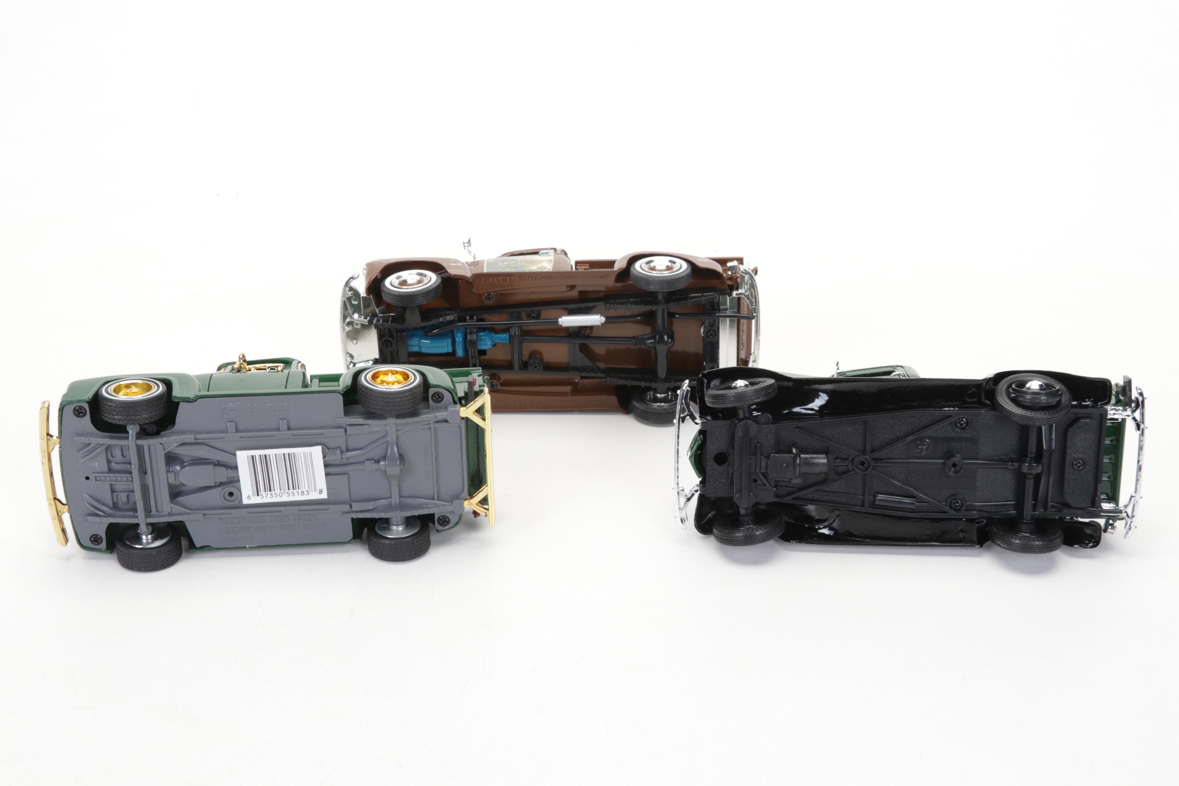 Diecast Metal and Plastic Pick-up Trucks and Motorcycles