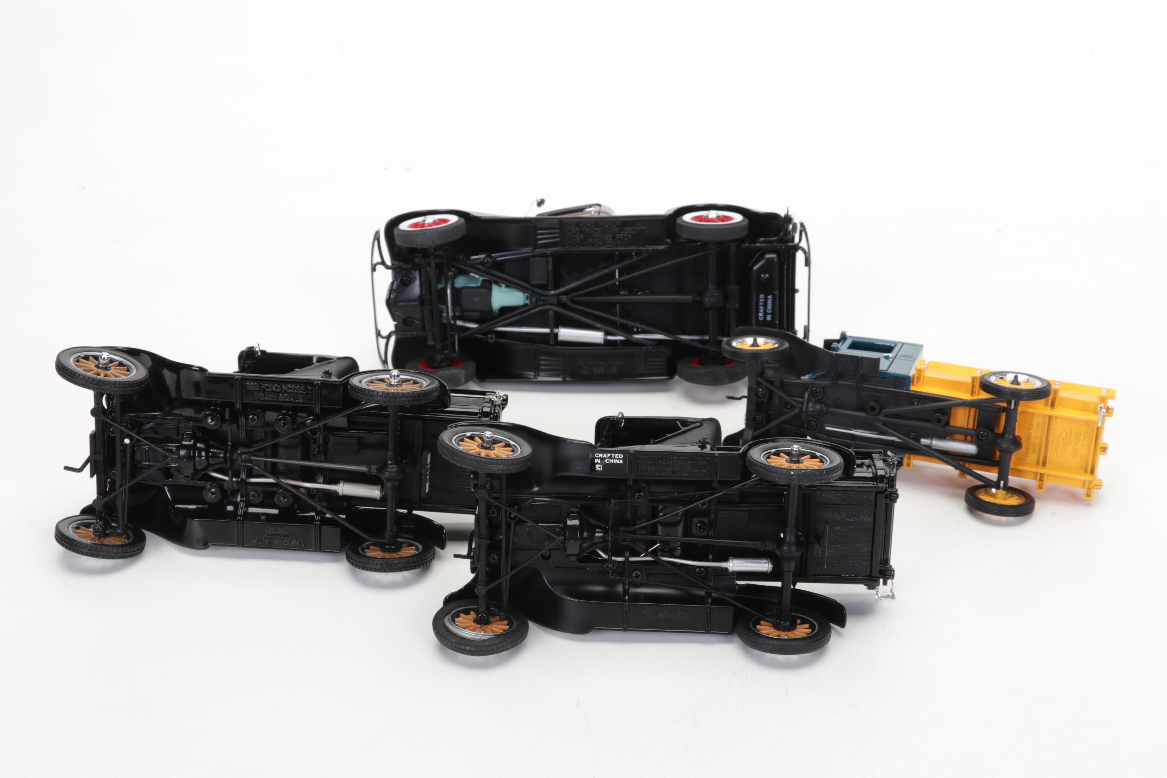 Diecast Metal and Plastic Pick-up Trucks and Motorcycles