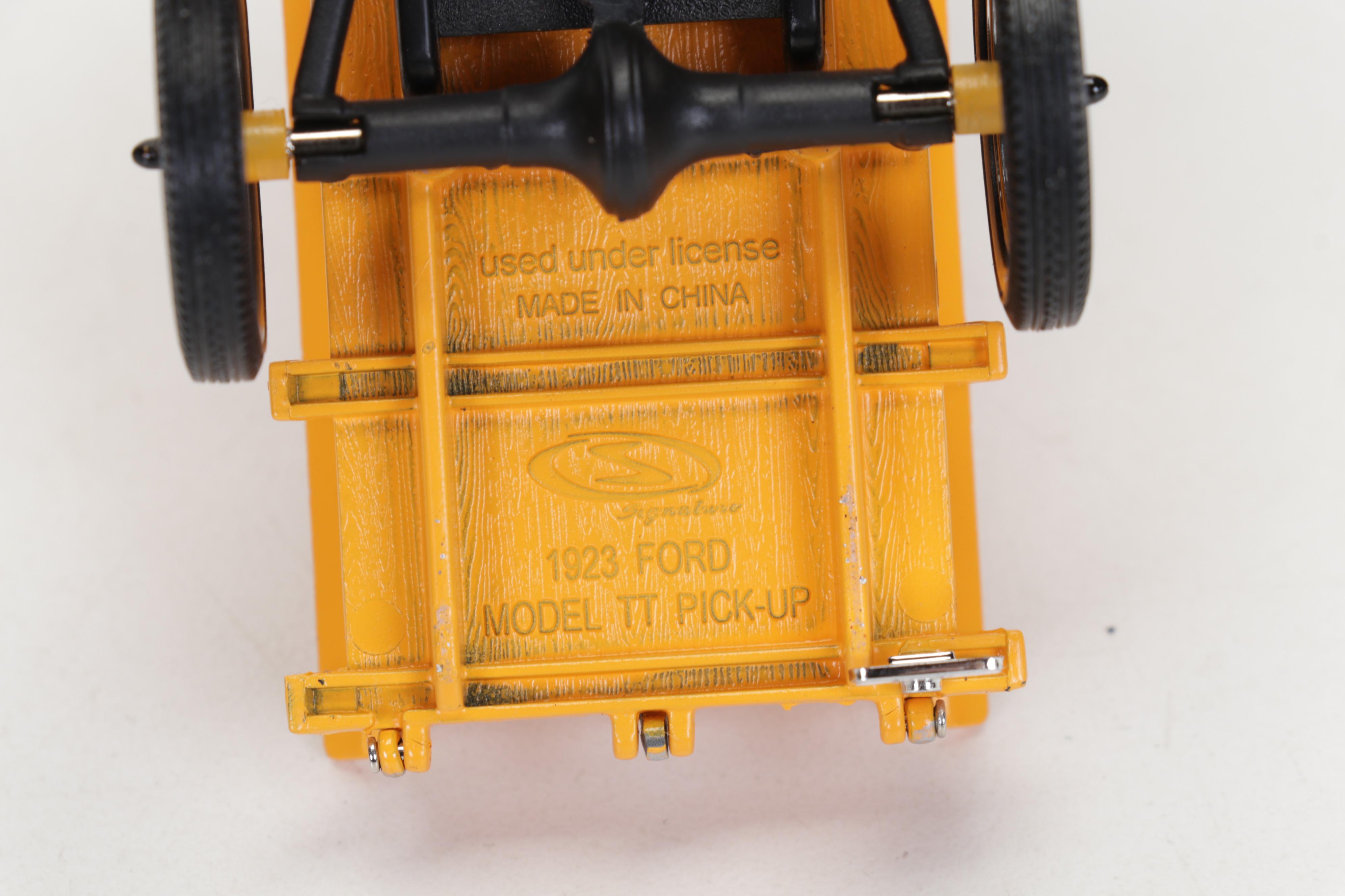 Diecast Metal and Plastic Pick-up Trucks and Motorcycles