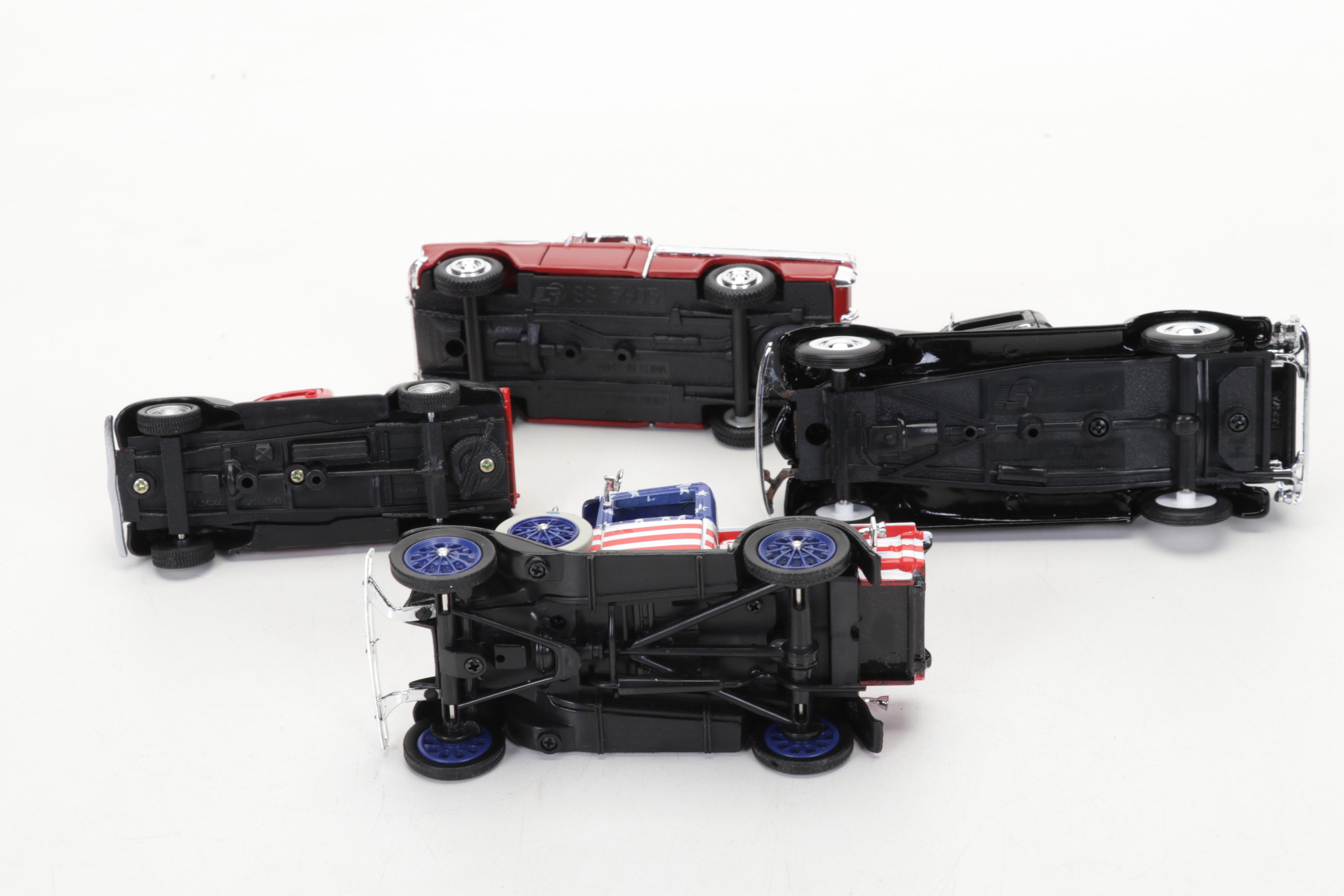 Diecast Metal and Plastic Pick-up Trucks and Motorcycles