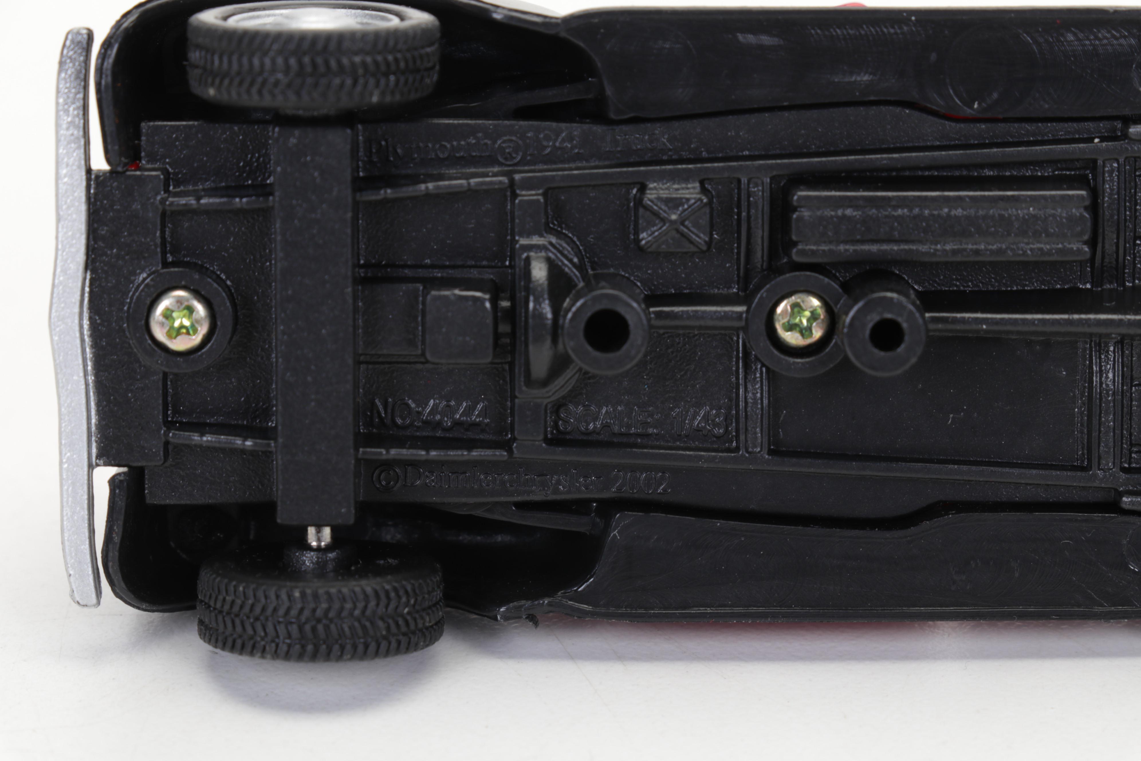 Diecast Metal and Plastic Pick-up Trucks and Motorcycles